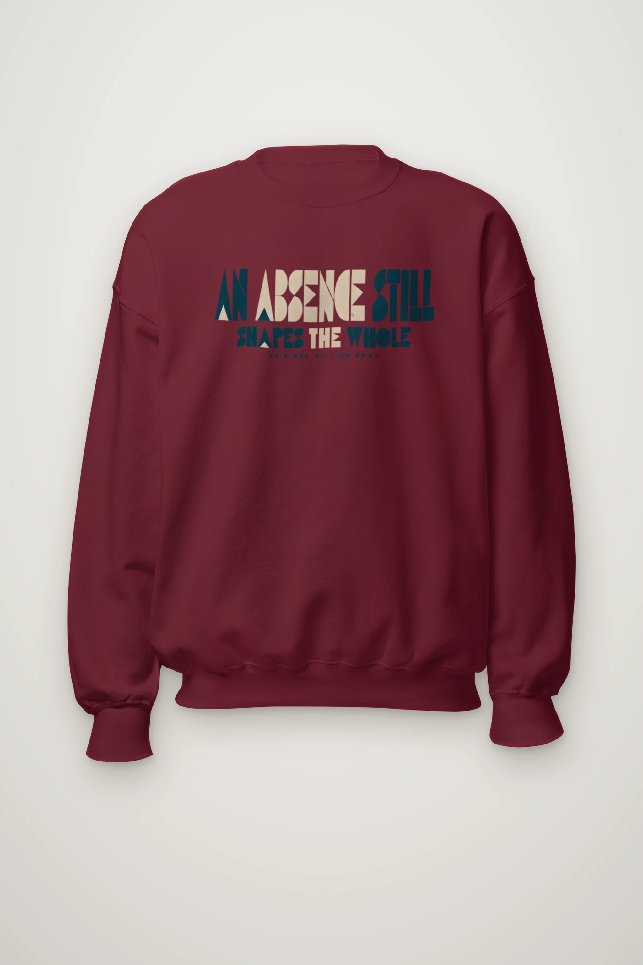 "An Absence Still Shapes The Whole" Heavy Blend Unisex Crewneck Sweatshirt