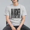 "An Answer Can Become a Habit" Heavyweight Unisex Crewneck T-shirt