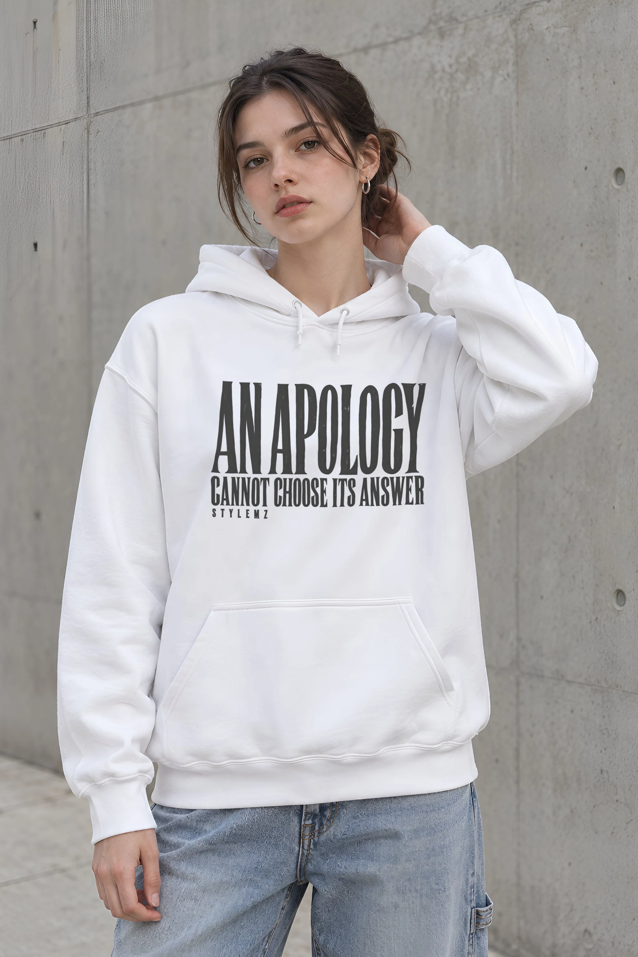 "An Apology Cannot Choose Its Answer" Heavy Blend Unisex Pullover Hoodie