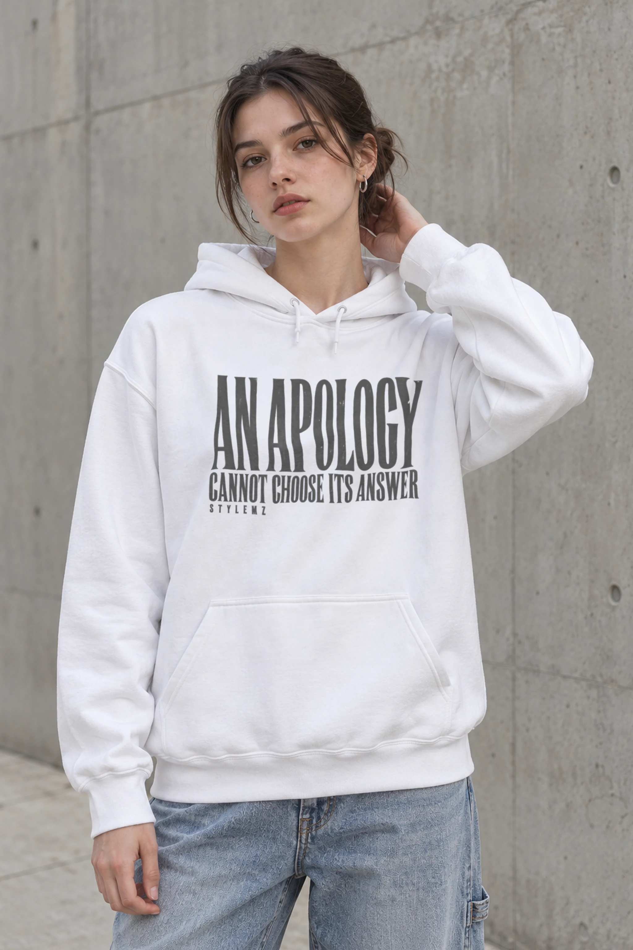 "An Apology Cannot Choose Its Answer" Heavy Blend Unisex Pullover Hoodie