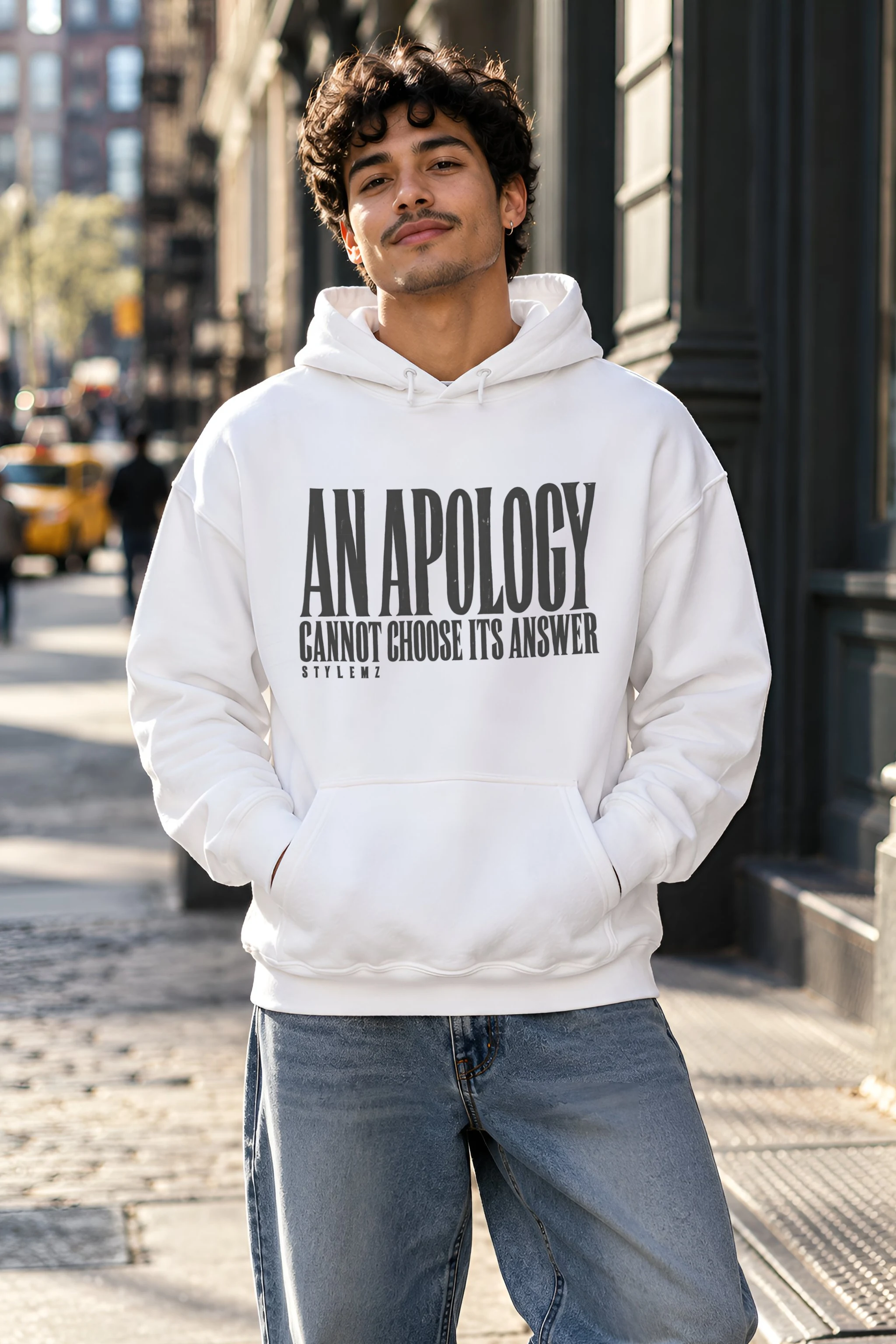 "An Apology Cannot Choose Its Answer" Heavy Blend Unisex Pullover Hoodie