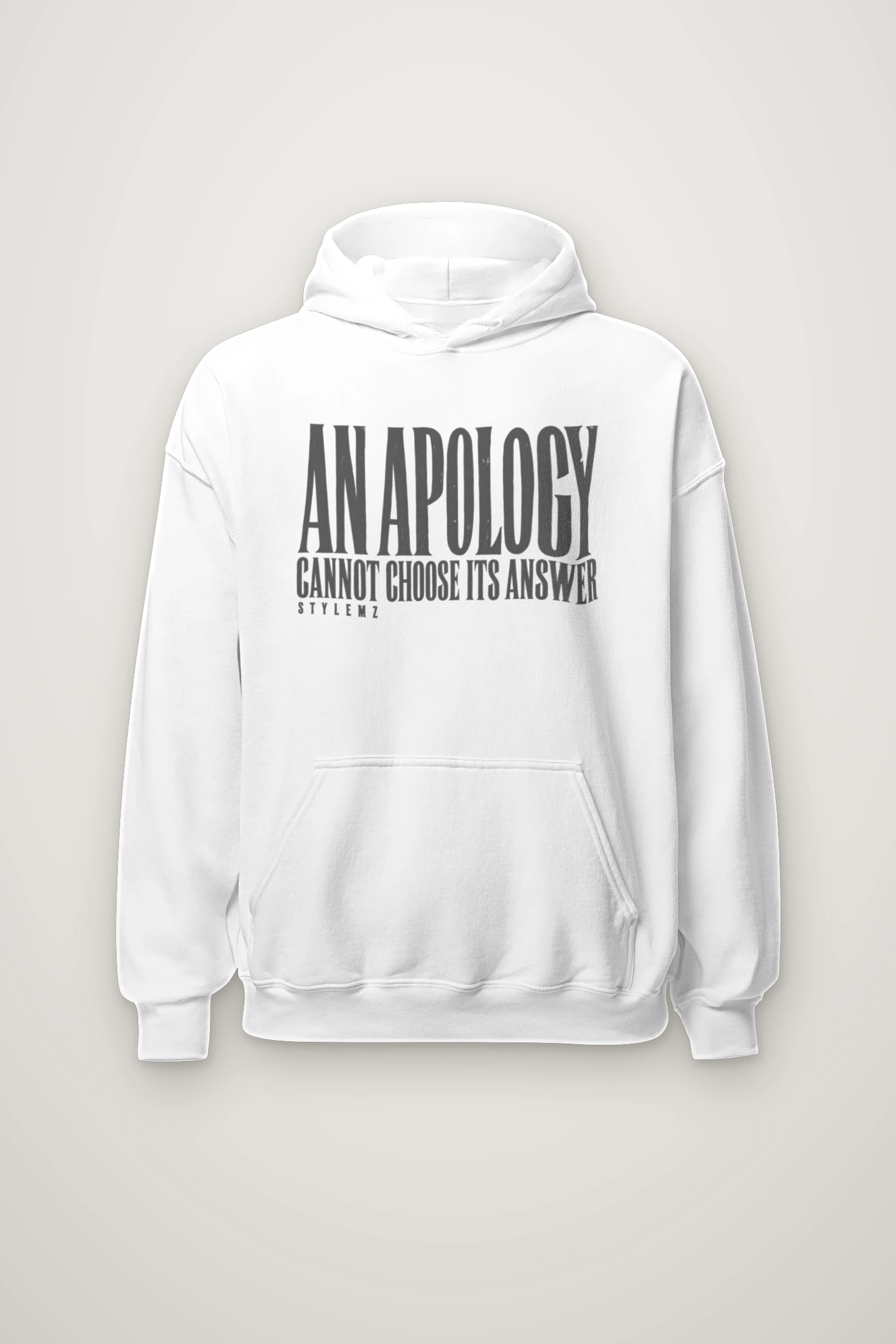 "An Apology Cannot Choose Its Answer" Heavy Blend Unisex Pullover Hoodie