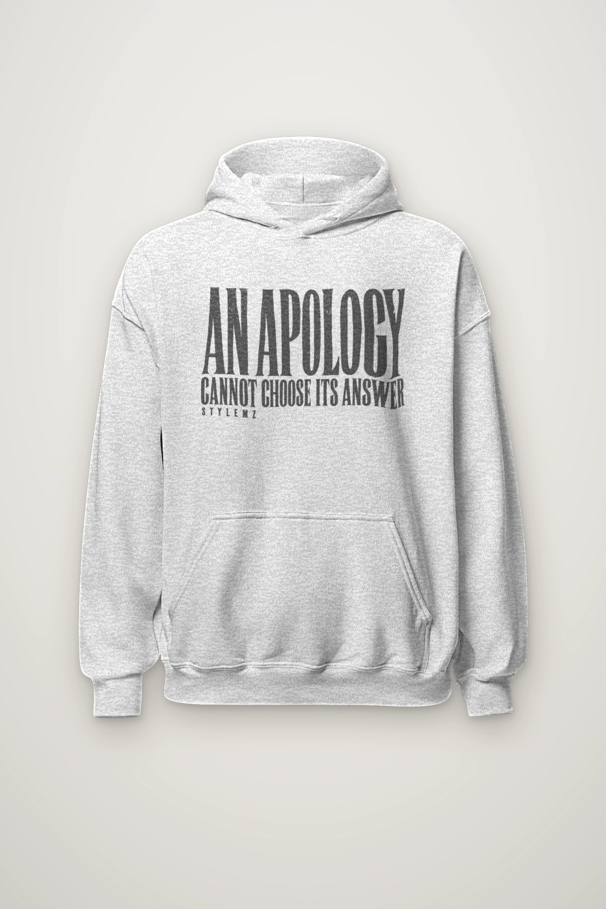 "An Apology Cannot Choose Its Answer" Heavy Blend Unisex Pullover Hoodie