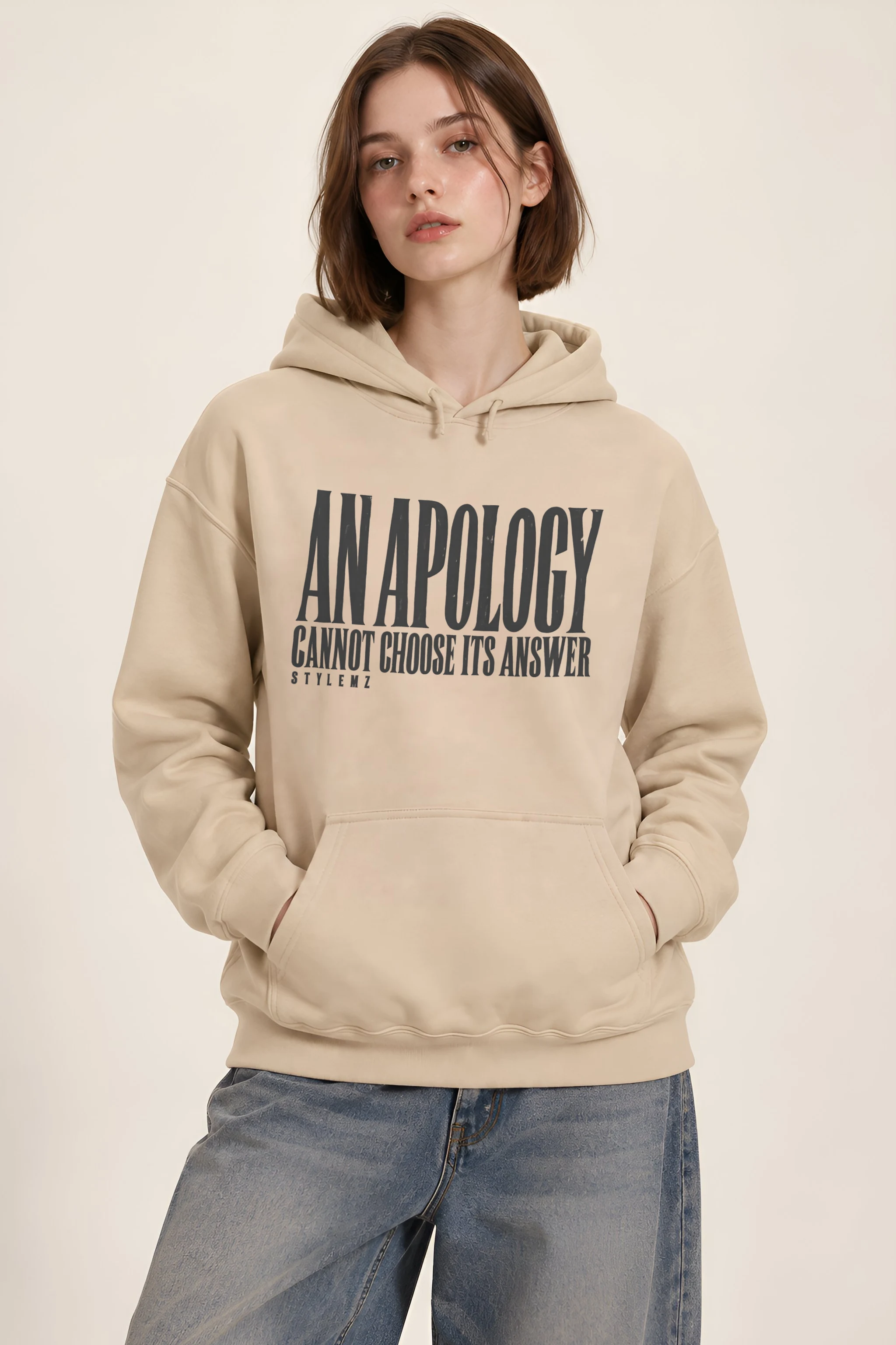 "An Apology Cannot Choose Its Answer" Heavy Blend Unisex Pullover Hoodie