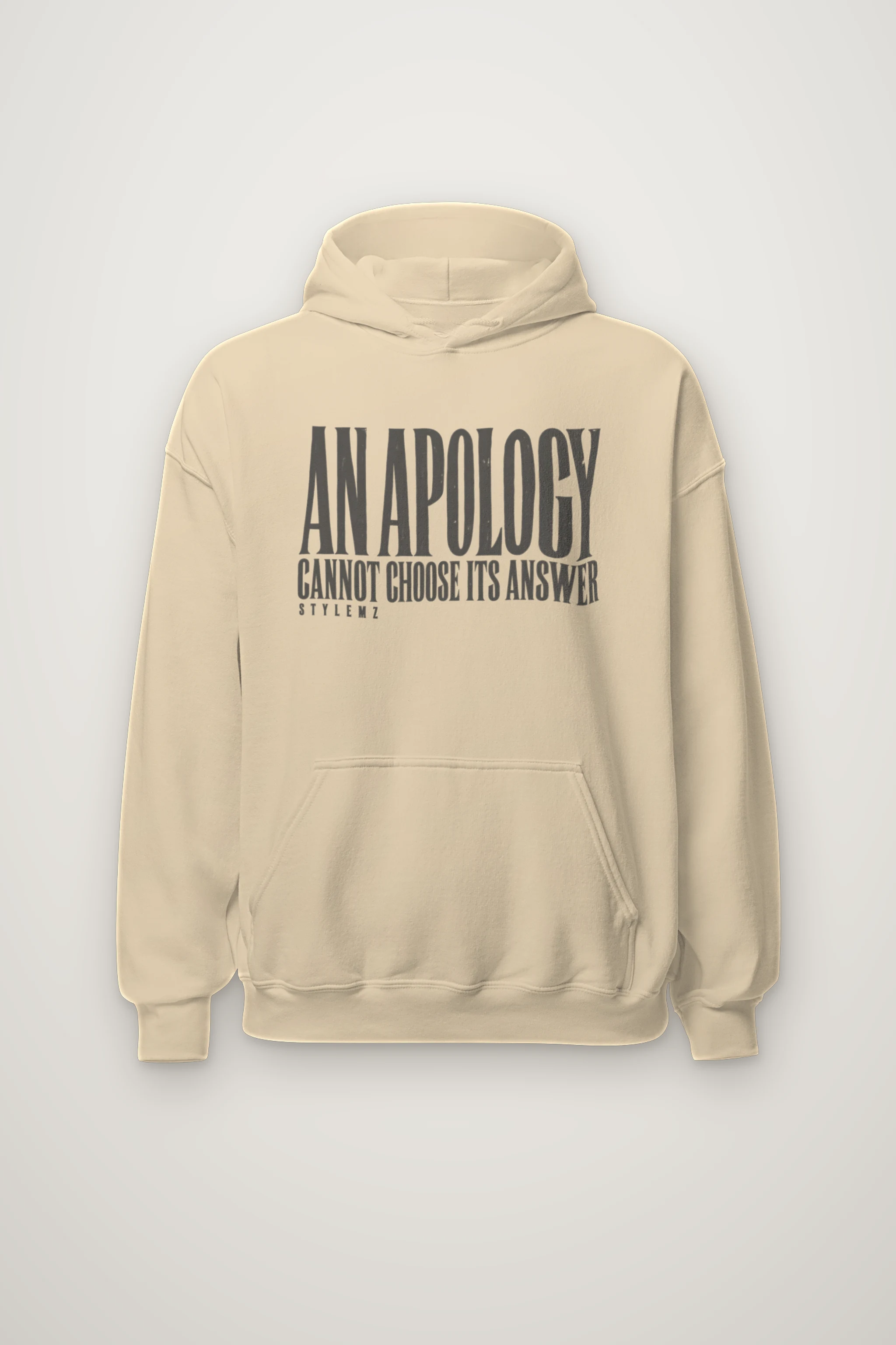 "An Apology Cannot Choose Its Answer" Heavy Blend Unisex Pullover Hoodie