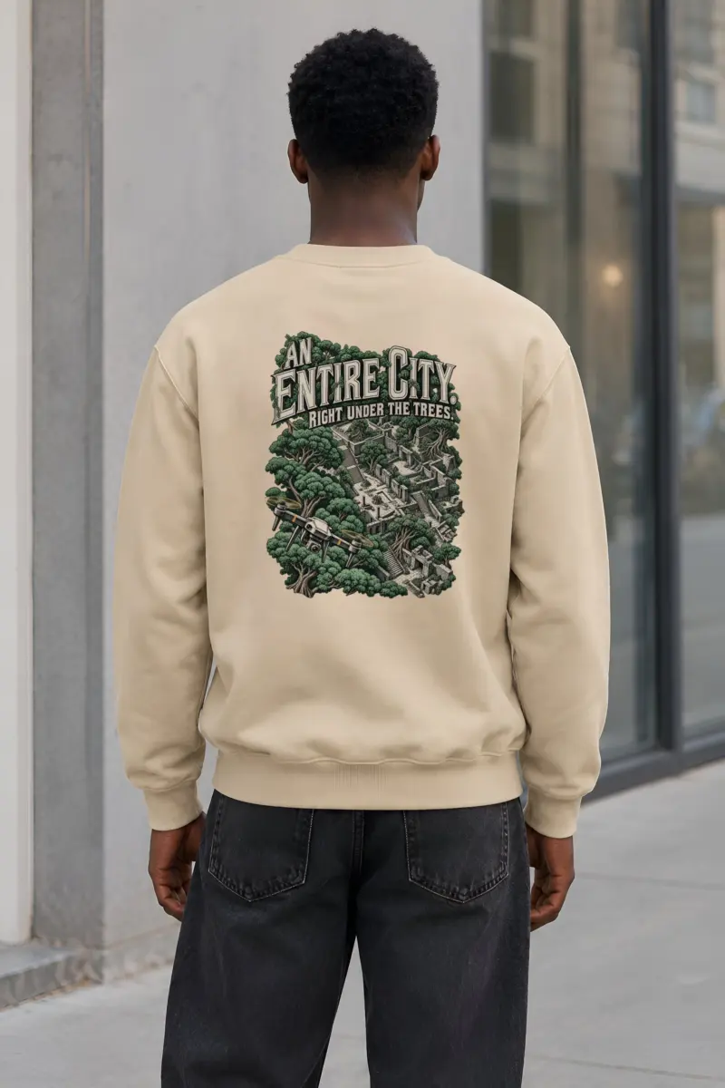 "An Entire City" Heavy Blend Unisex Crewneck Sweatshirt