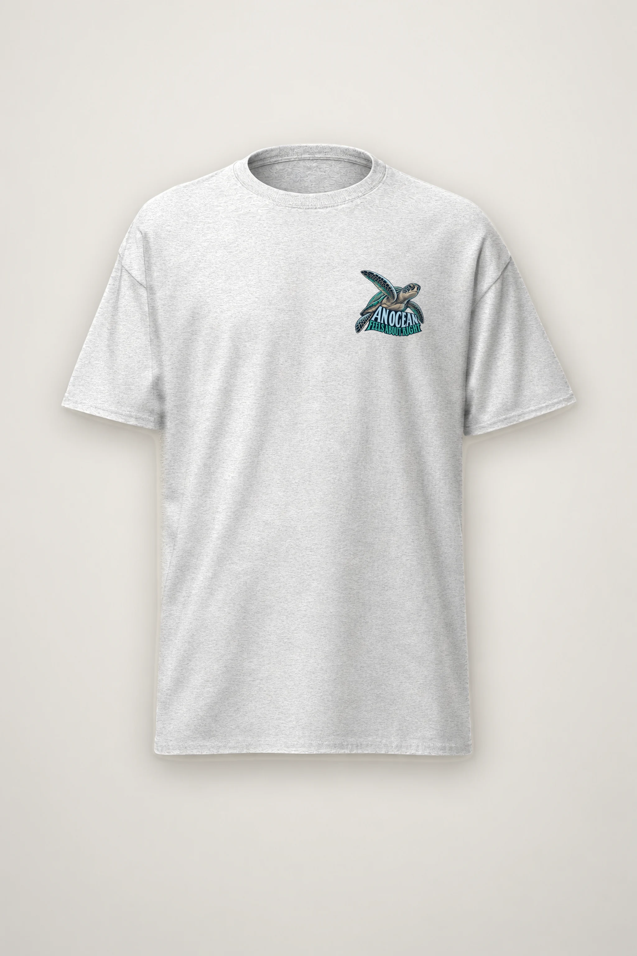 "An Ocean Feels About Right" Heavyweight Unisex Crewneck T-shirt