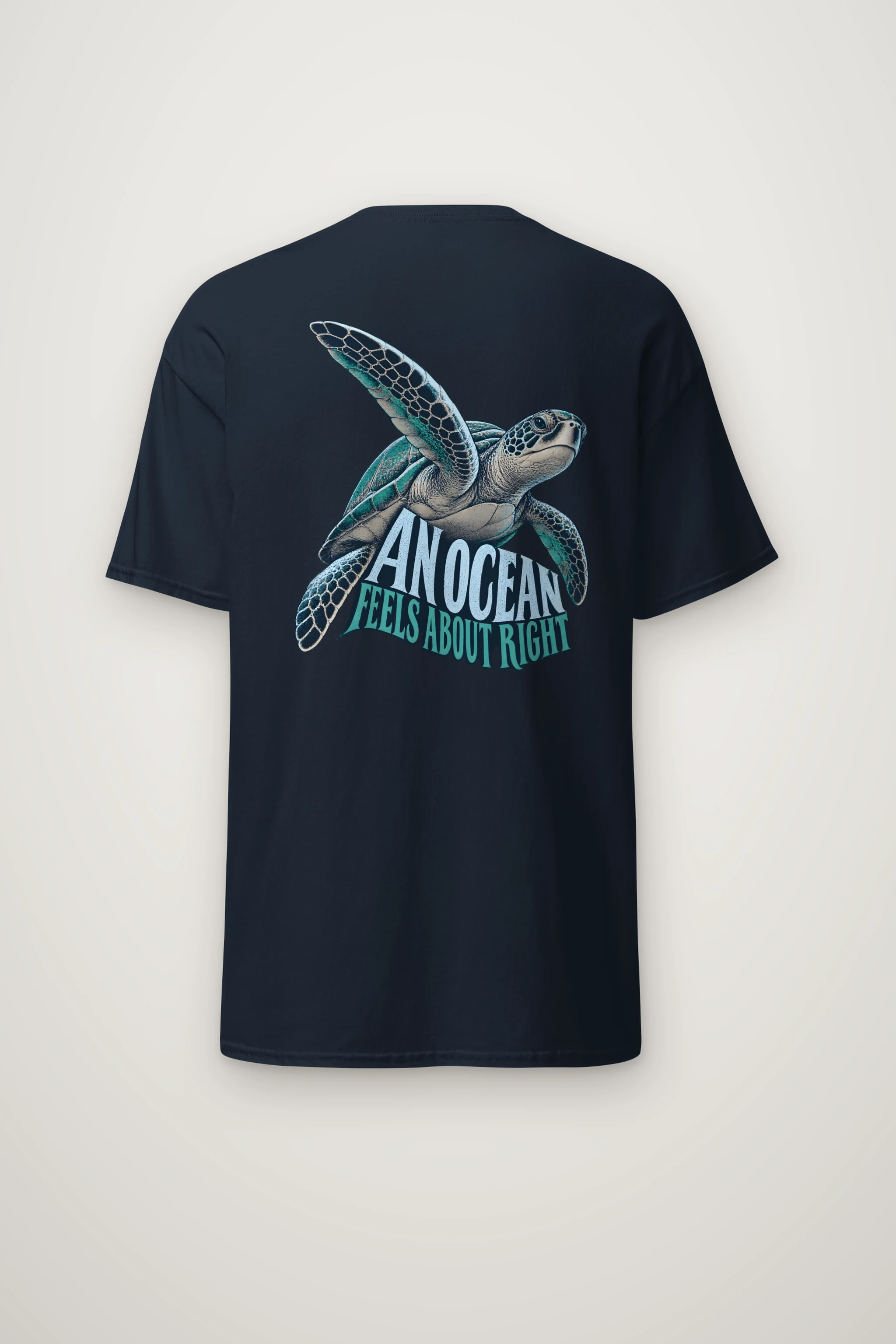 "An Ocean Feels About Right" Heavyweight Unisex Crewneck T-shirt