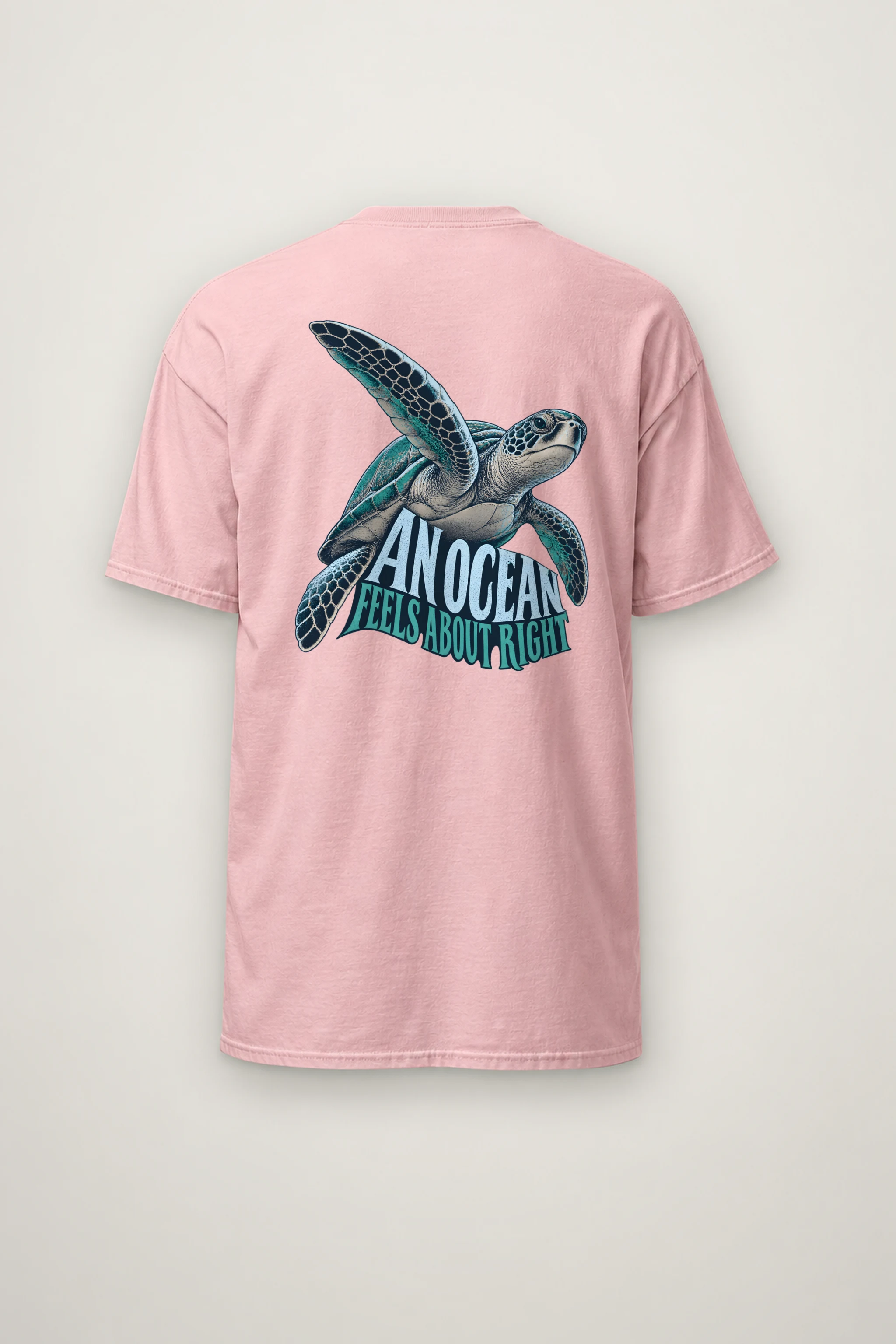 "An Ocean Feels About Right" Heavyweight Unisex Crewneck T-shirt