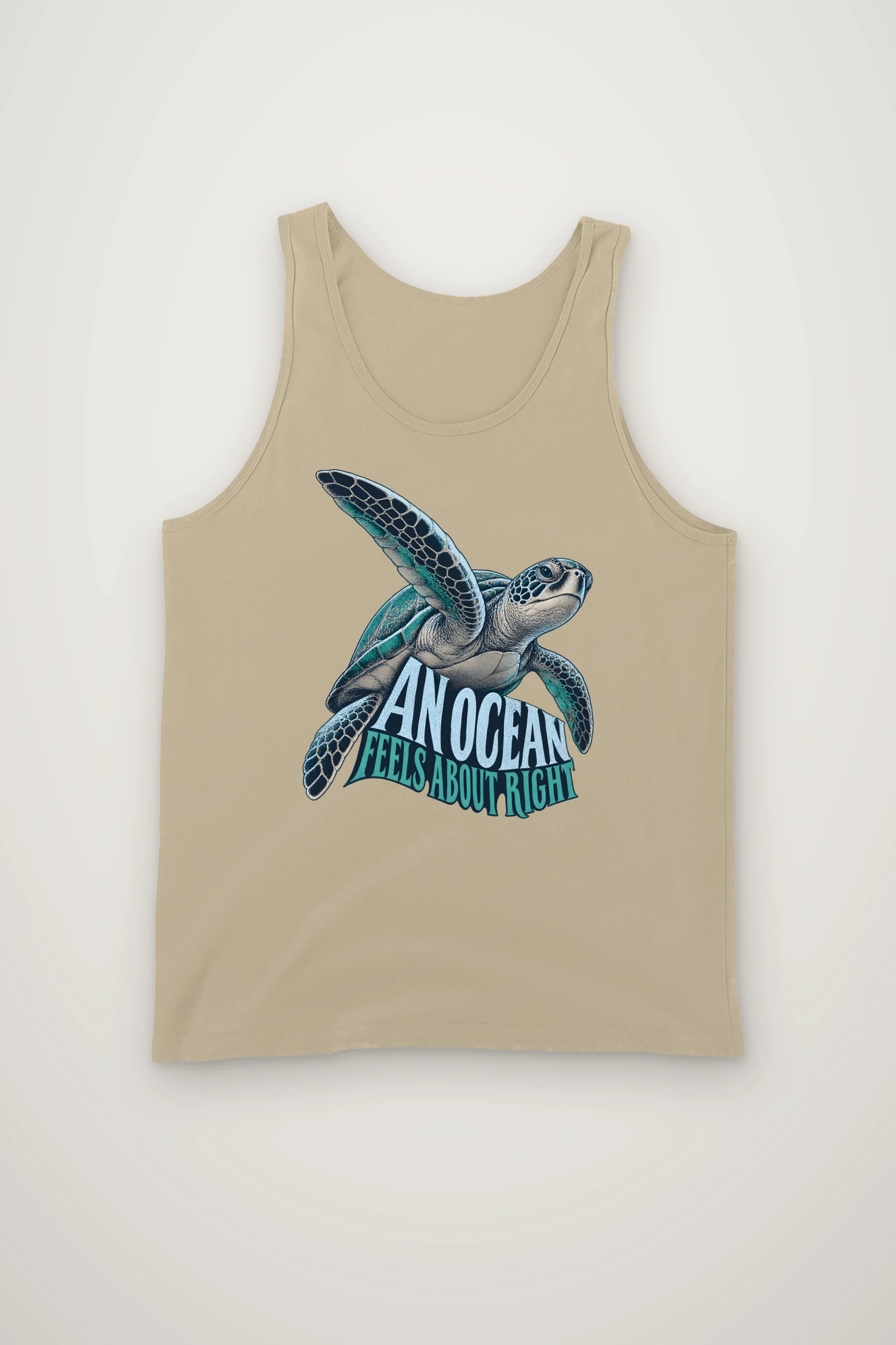"An Ocean Feels About Right" Unisex Jersey Tank
