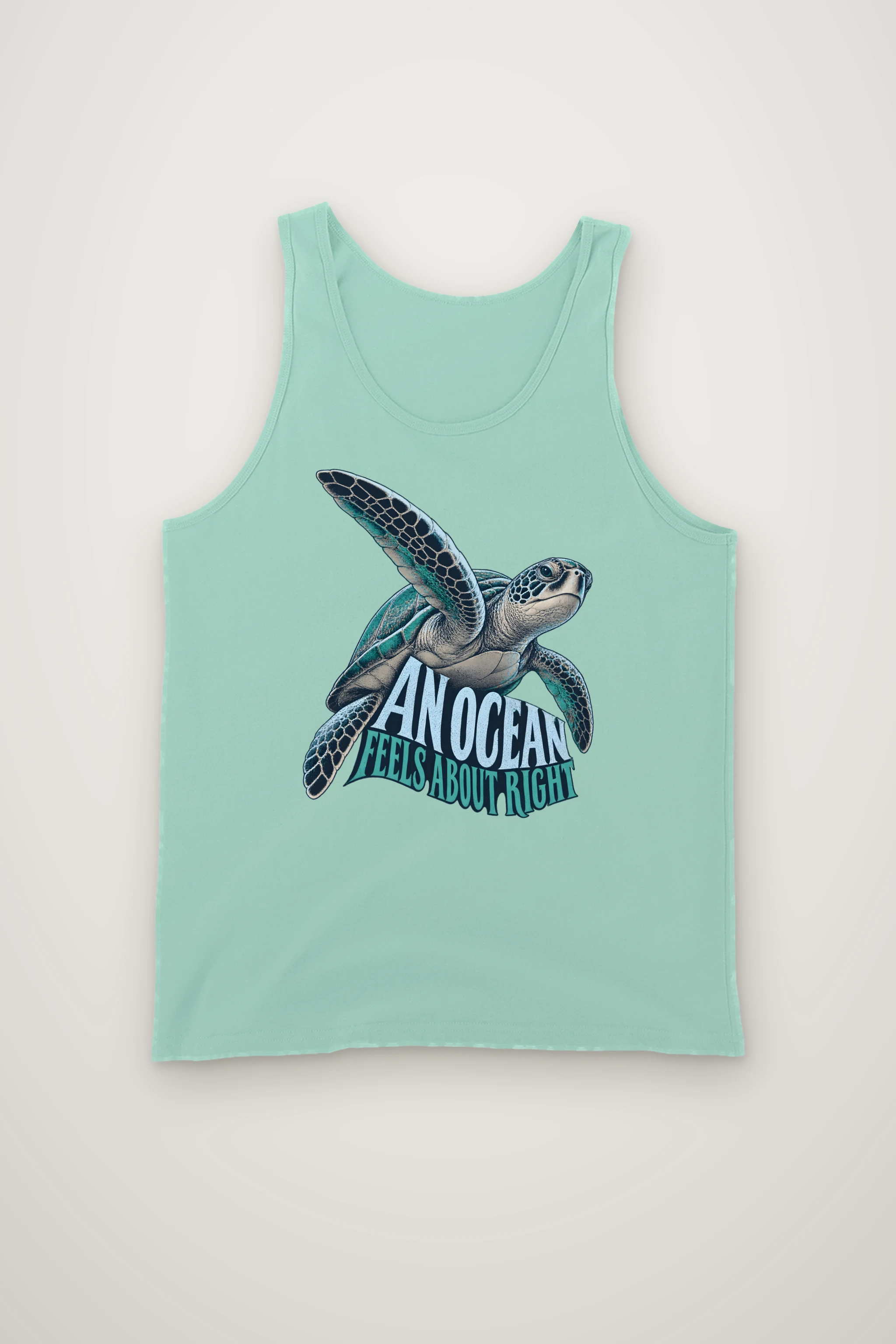 "An Ocean Feels About Right" Unisex Jersey Tank