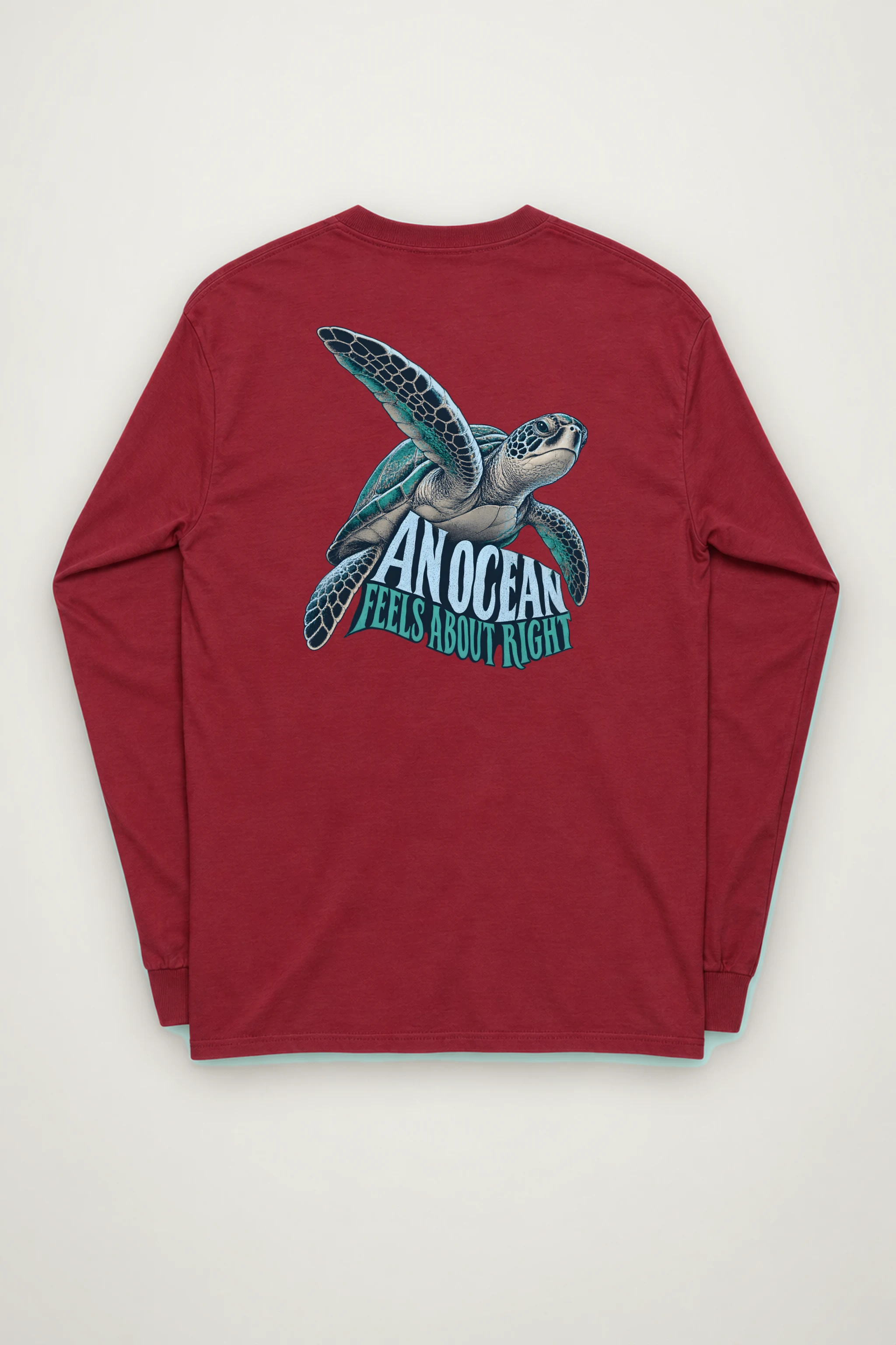 "An Ocean Feels About Right" Unisex Longsleeve T-shirt