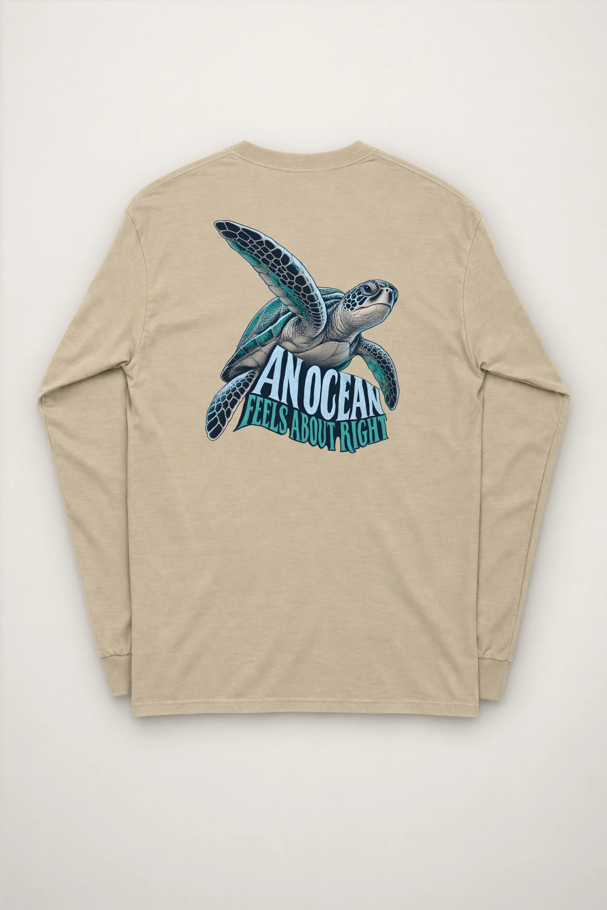"An Ocean Feels About Right" Unisex Longsleeve T-shirt