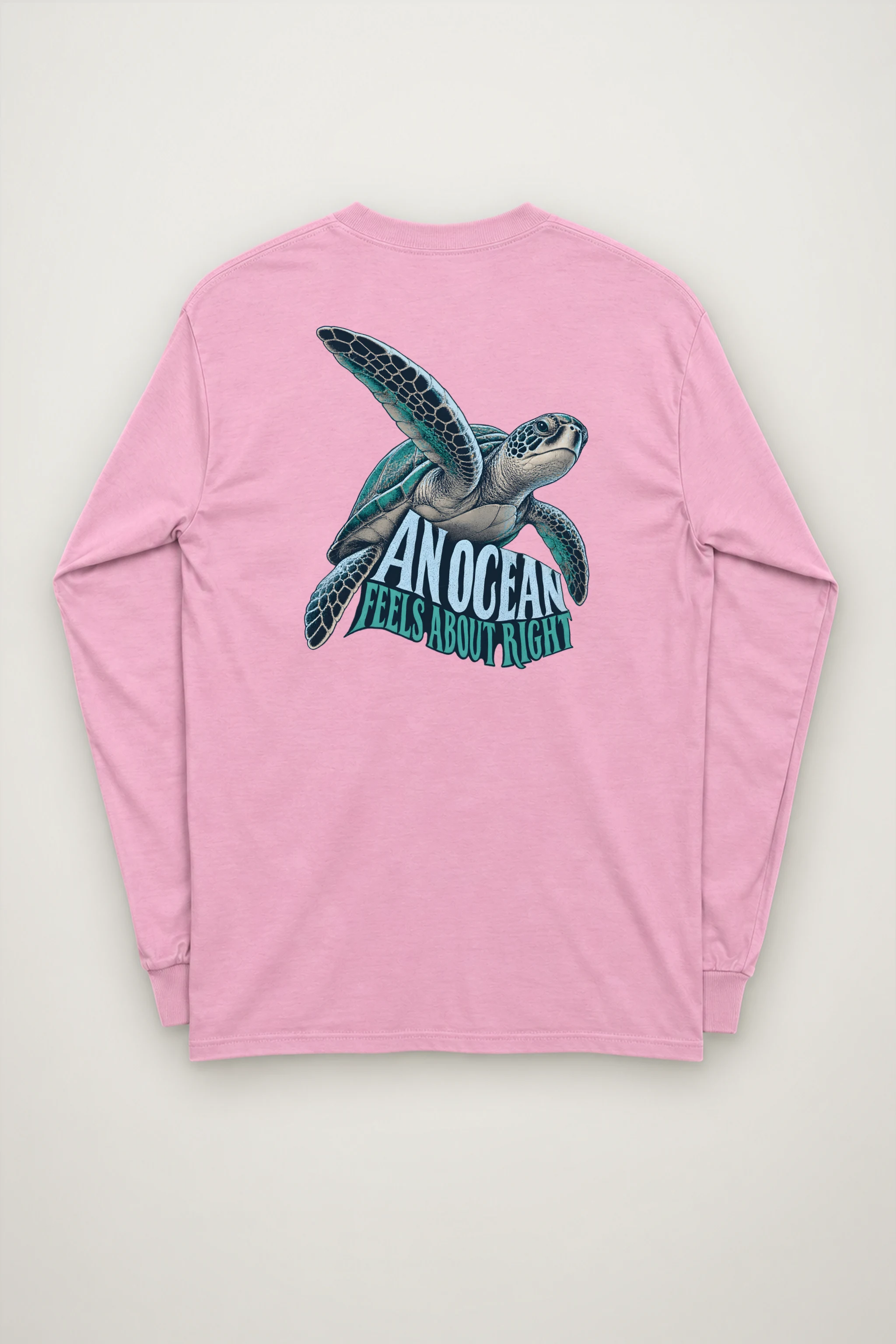 "An Ocean Feels About Right" Unisex Longsleeve T-shirt