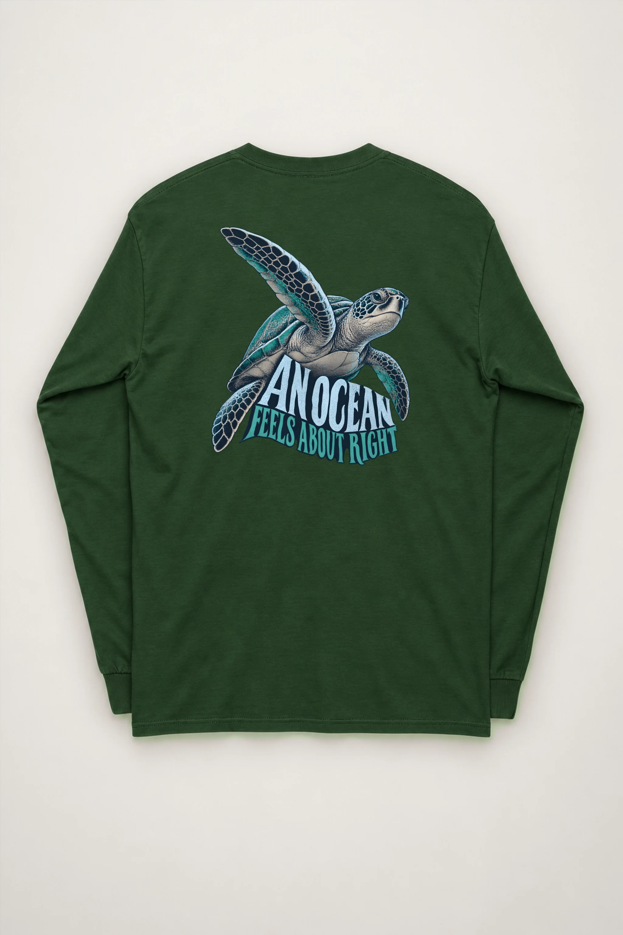 "An Ocean Feels About Right" Unisex Longsleeve T-shirt