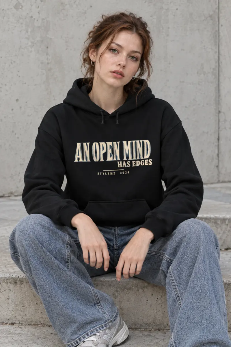 "An Open Mind Has Edges" Heavy Blend Unisex Pullover Hoodie
