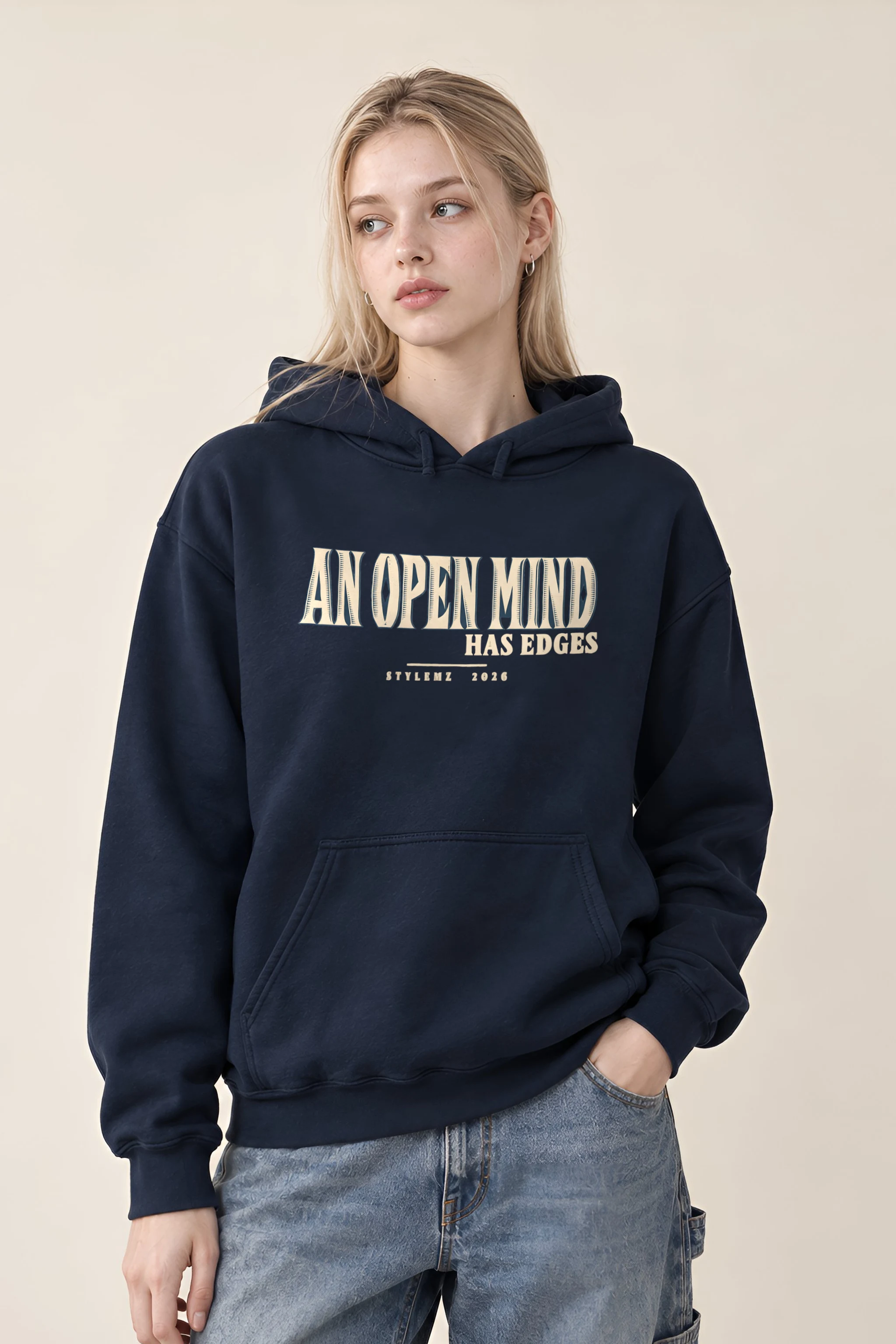"An Open Mind Has Edges" Heavy Blend Unisex Pullover Hoodie
