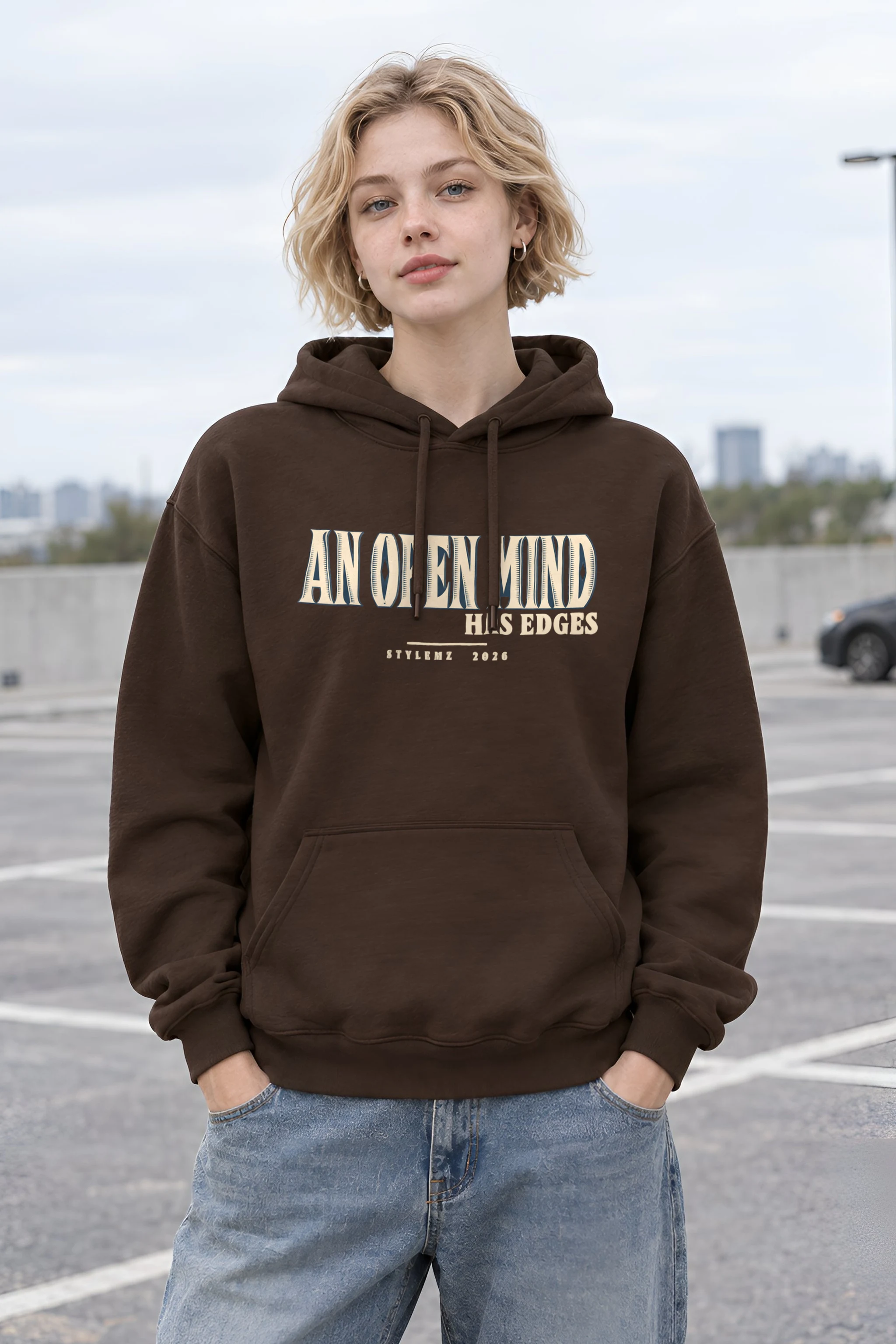 "An Open Mind Has Edges" Heavy Blend Unisex Pullover Hoodie