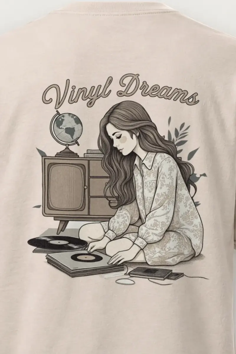 "Analog Arrangement" Heavyweight Unisex Crewneck T-shirt