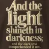 "And the Light Shineth" Heavy Blend Unisex Crewneck Sweatshirt