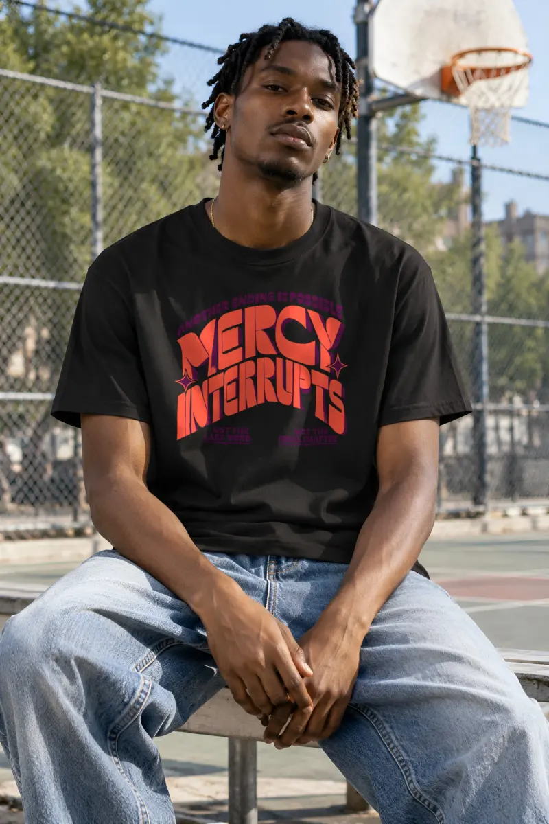"Another Ending Is Possible" Heavyweight Unisex Crewneck T-shirt