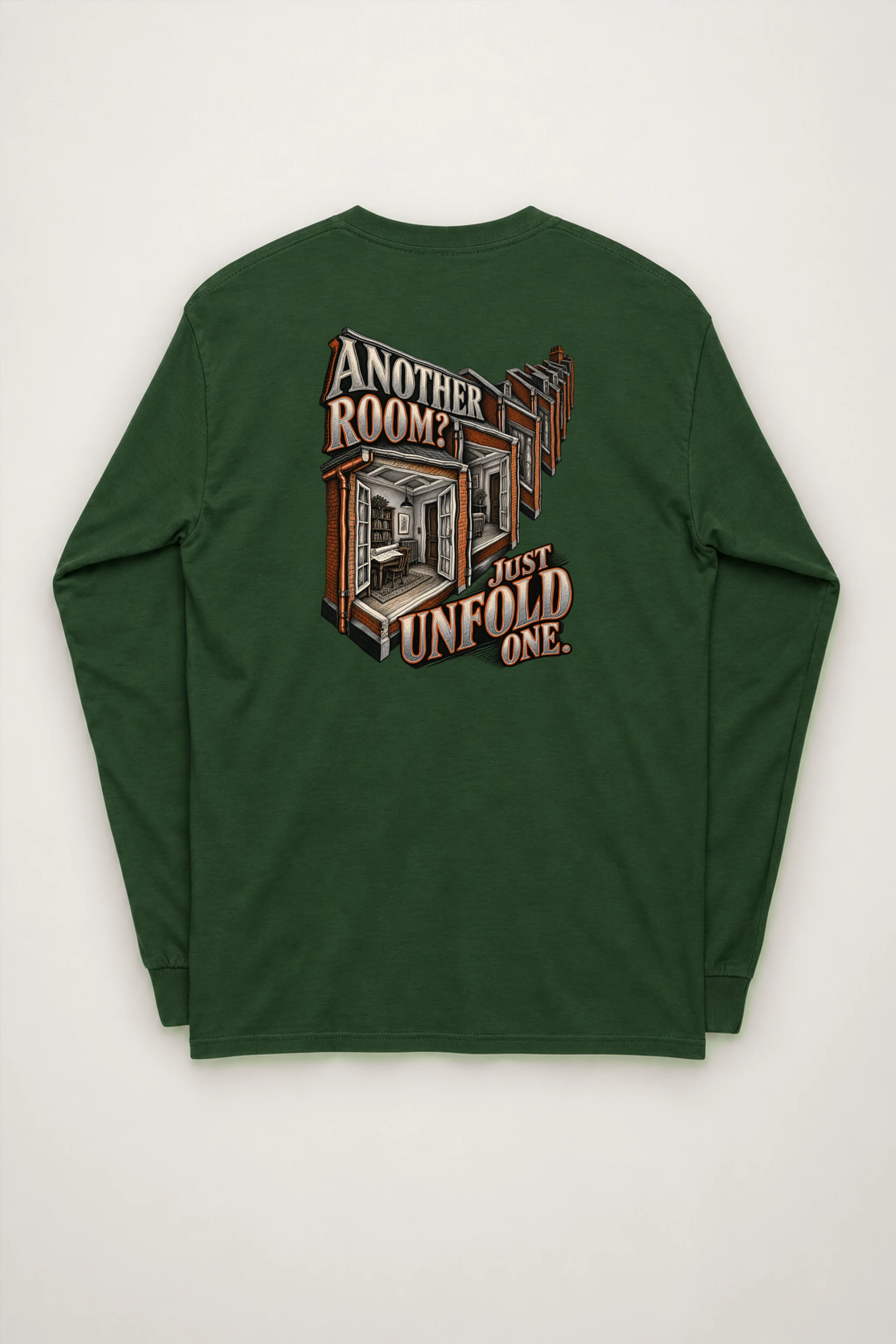 "Another Room? Just Unfold One" Unisex Longsleeve T-shirt