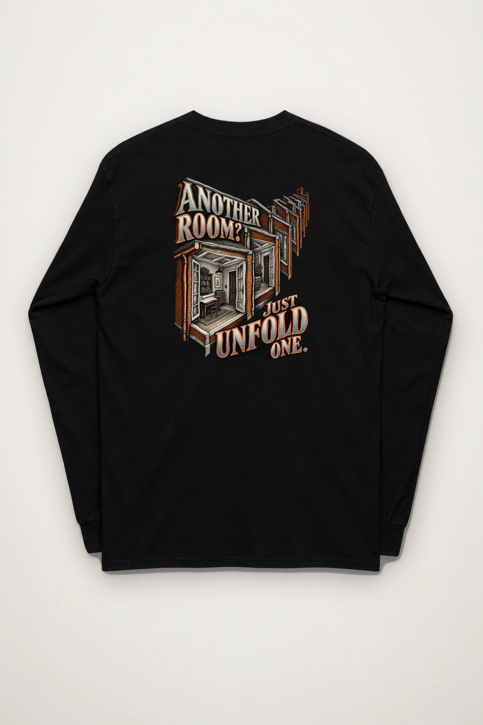 "Another Room? Just Unfold One" Unisex Longsleeve T-shirt