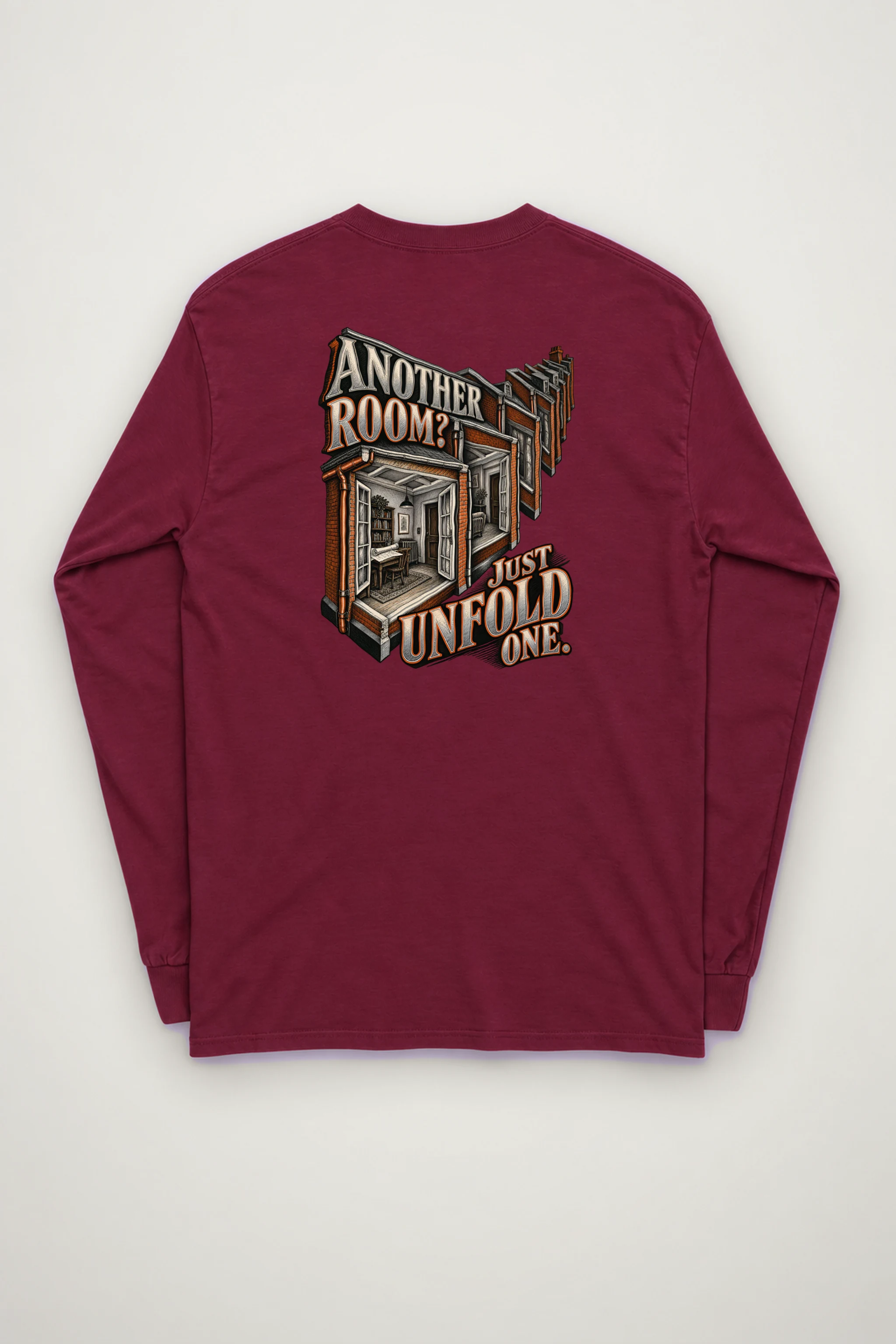 "Another Room? Just Unfold One" Unisex Longsleeve T-shirt