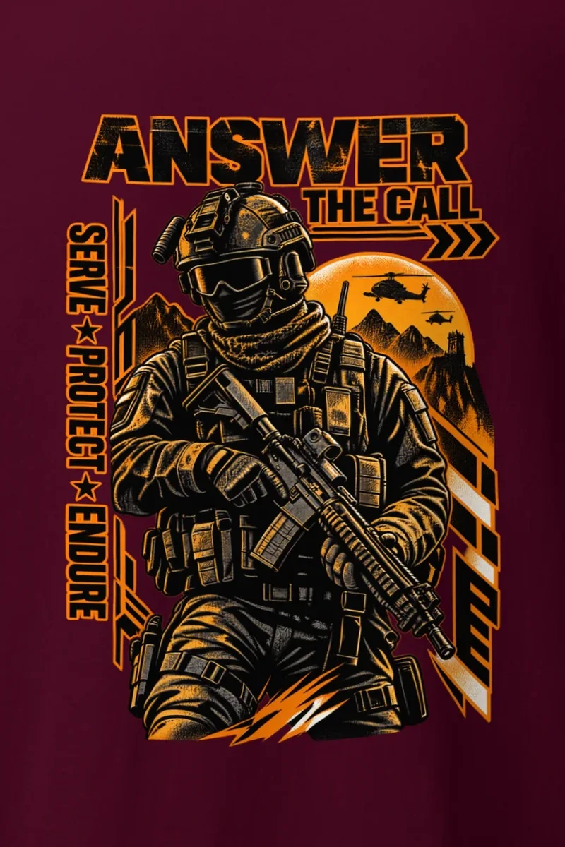 "Answer The Call" Heavyweight Unisex Crewneck T-shirt