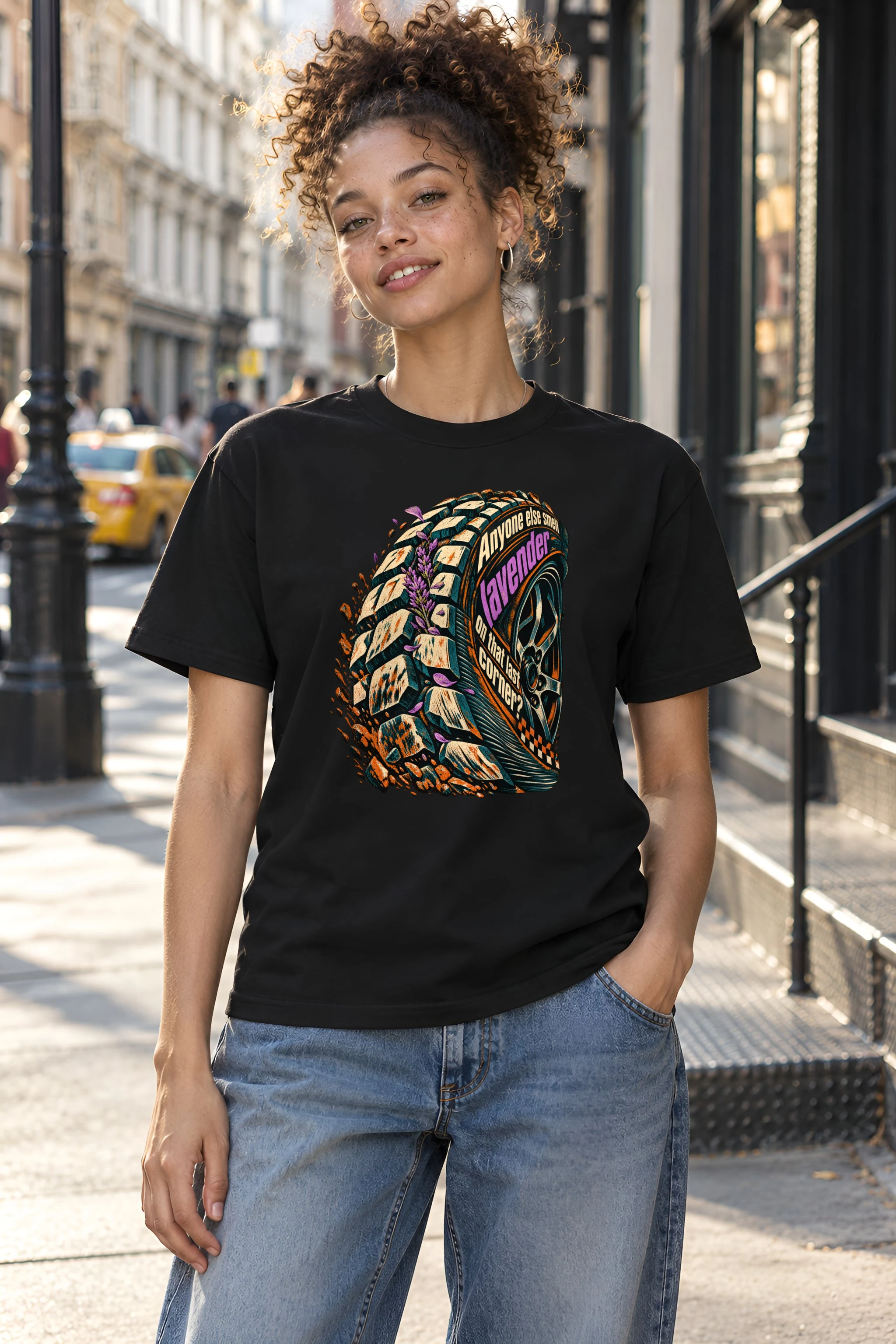 "Anyone Else Smell Lavender" Heavyweight Unisex Crewneck T-shirt