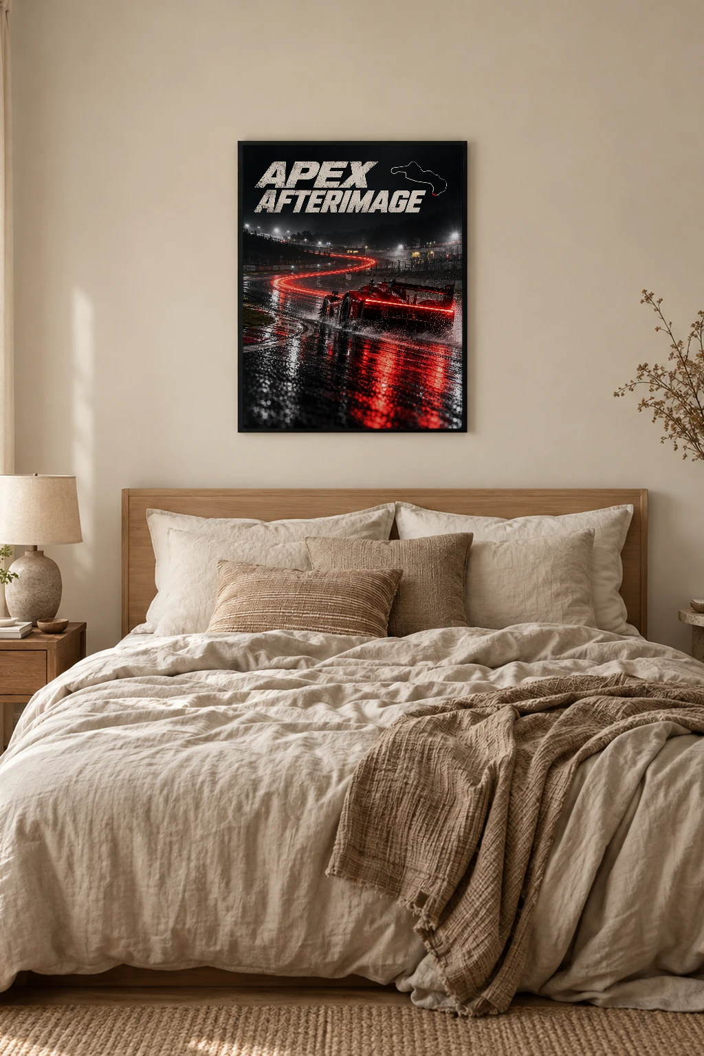 "Apex Afterimage" Premium Wooden Framed Poster