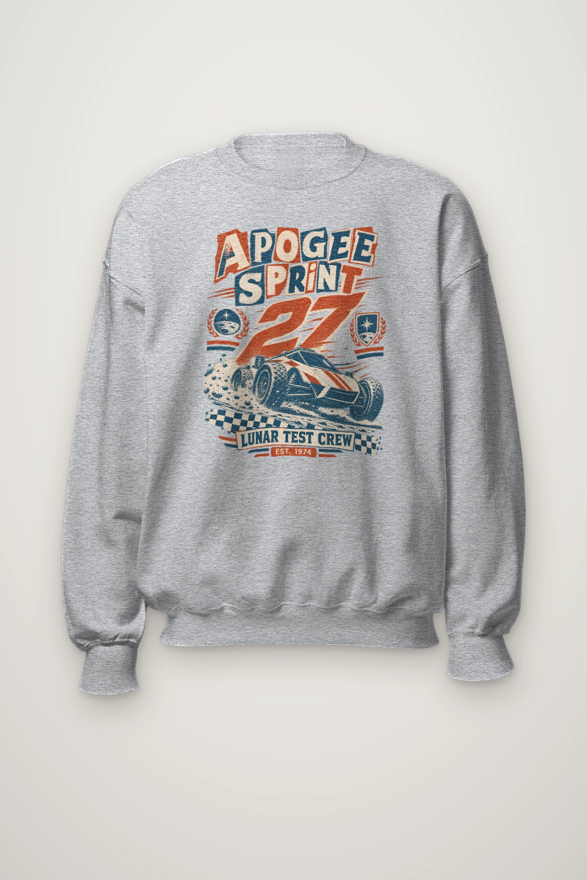 "Apogee Sprint 27 Lunar Crew" Heavy Blend Unisex Crewneck Sweatshirt