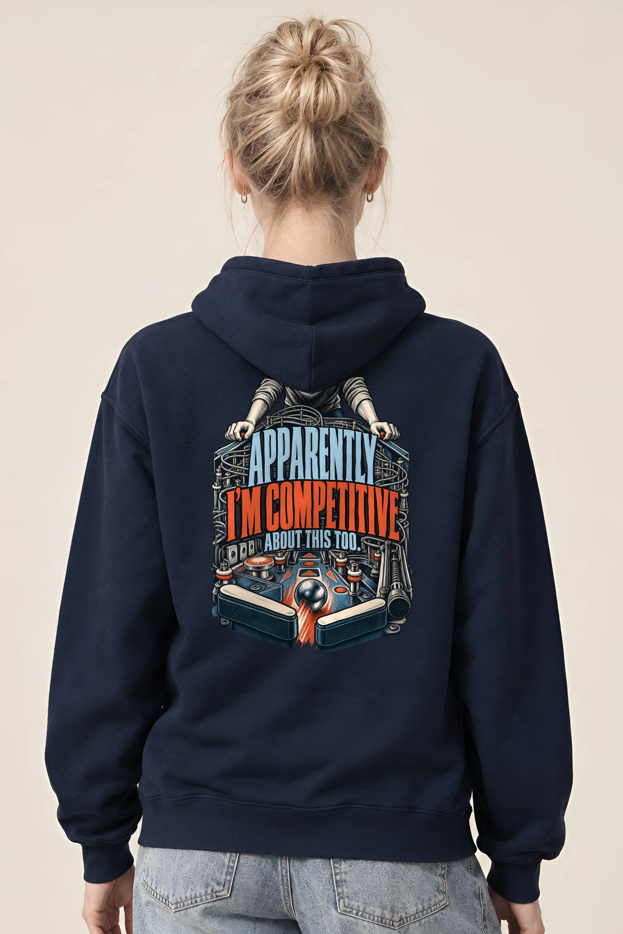 "Apparently I'm Competitive About This Too" Heavy Blend Unisex Pullover Hoodie