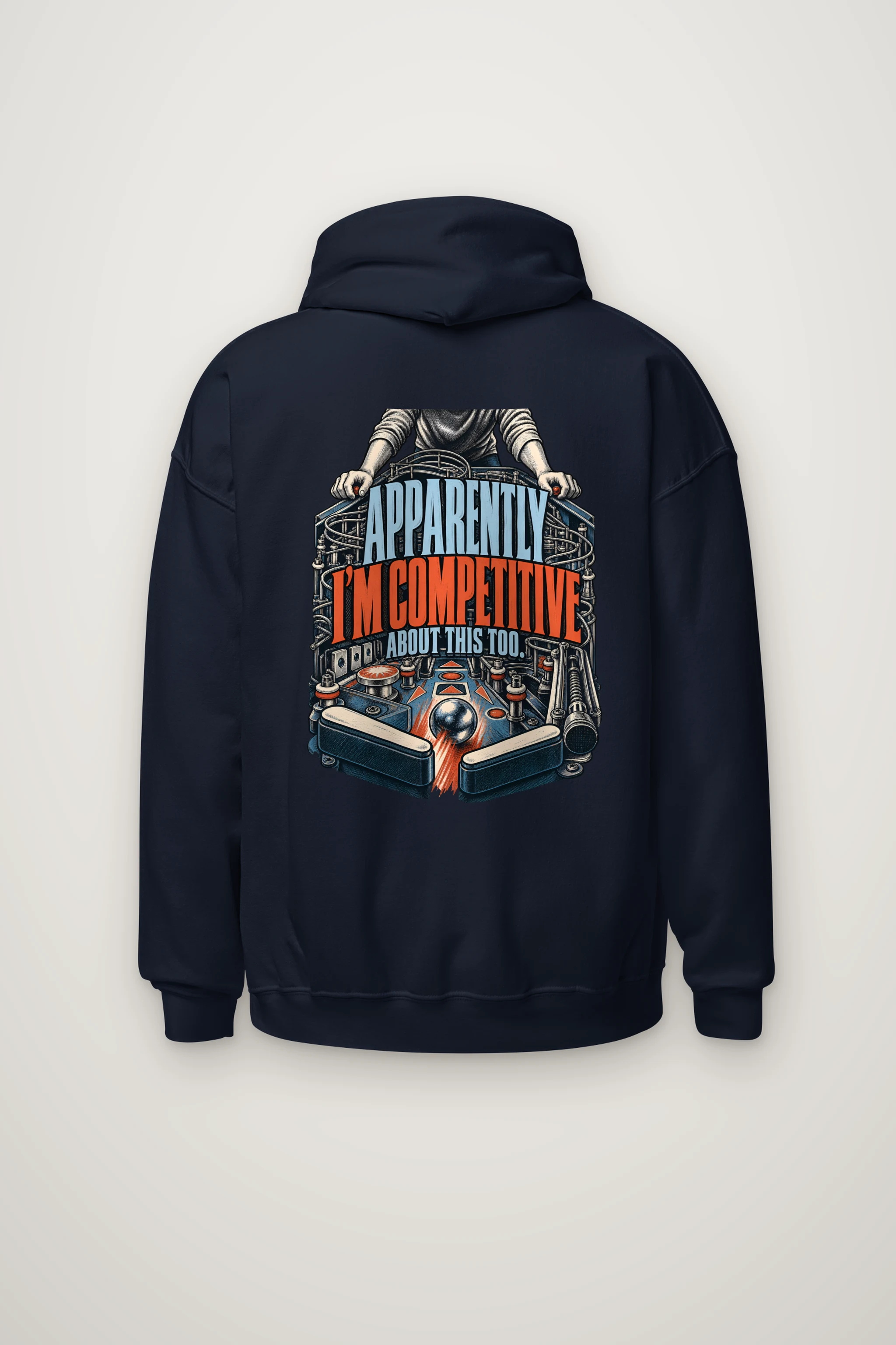 "Apparently I'm Competitive About This Too" Heavy Blend Unisex Pullover Hoodie