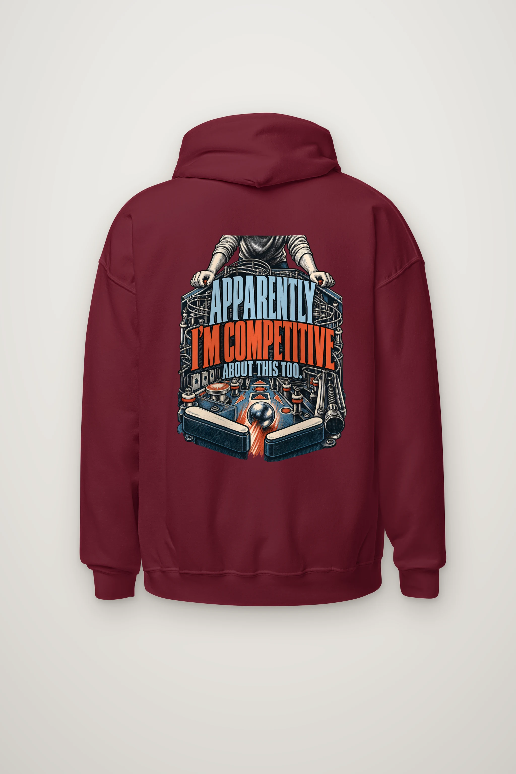 "Apparently I'm Competitive About This Too" Heavy Blend Unisex Pullover Hoodie