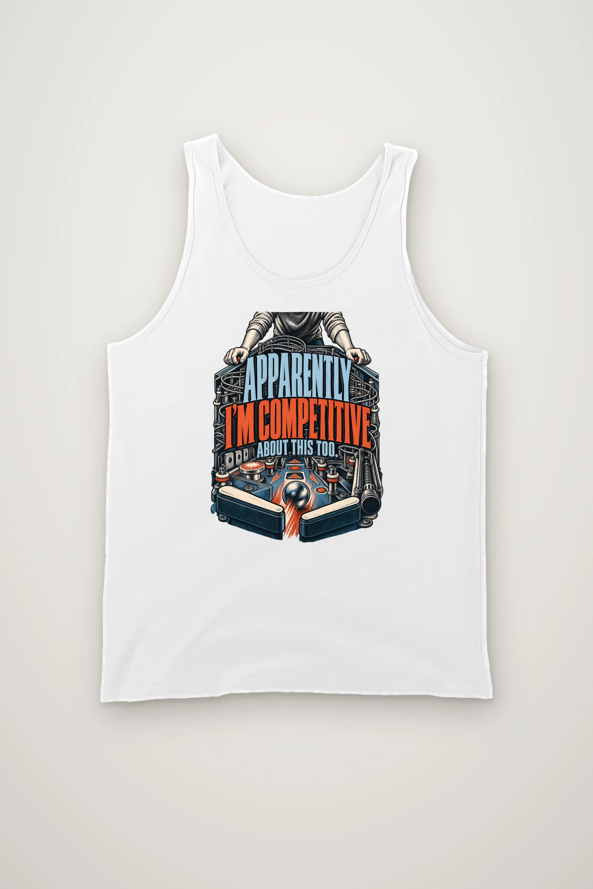 "Apparently I'm Competitive About This Too" Unisex Jersey Tank