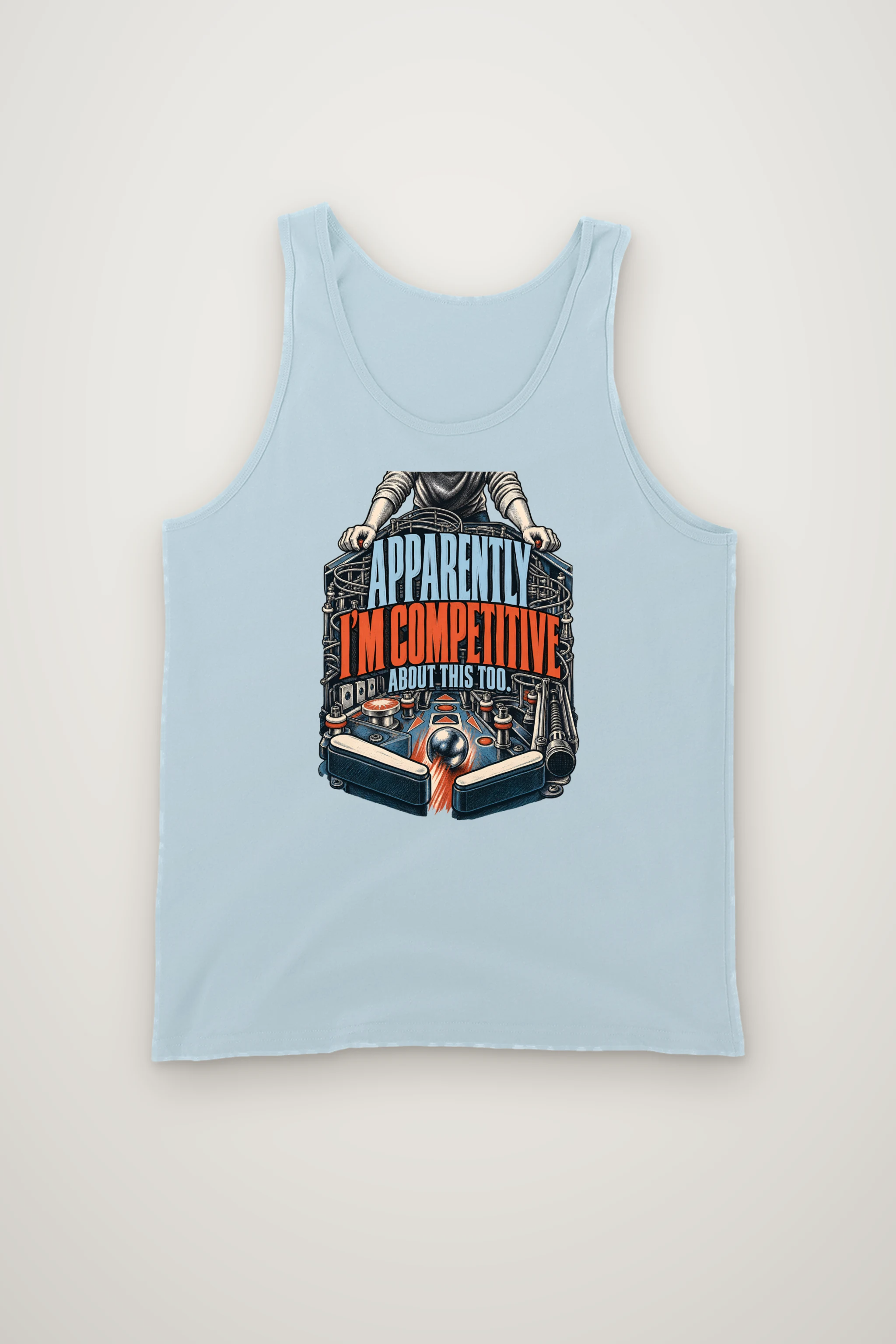 "Apparently I'm Competitive About This Too" Unisex Jersey Tank