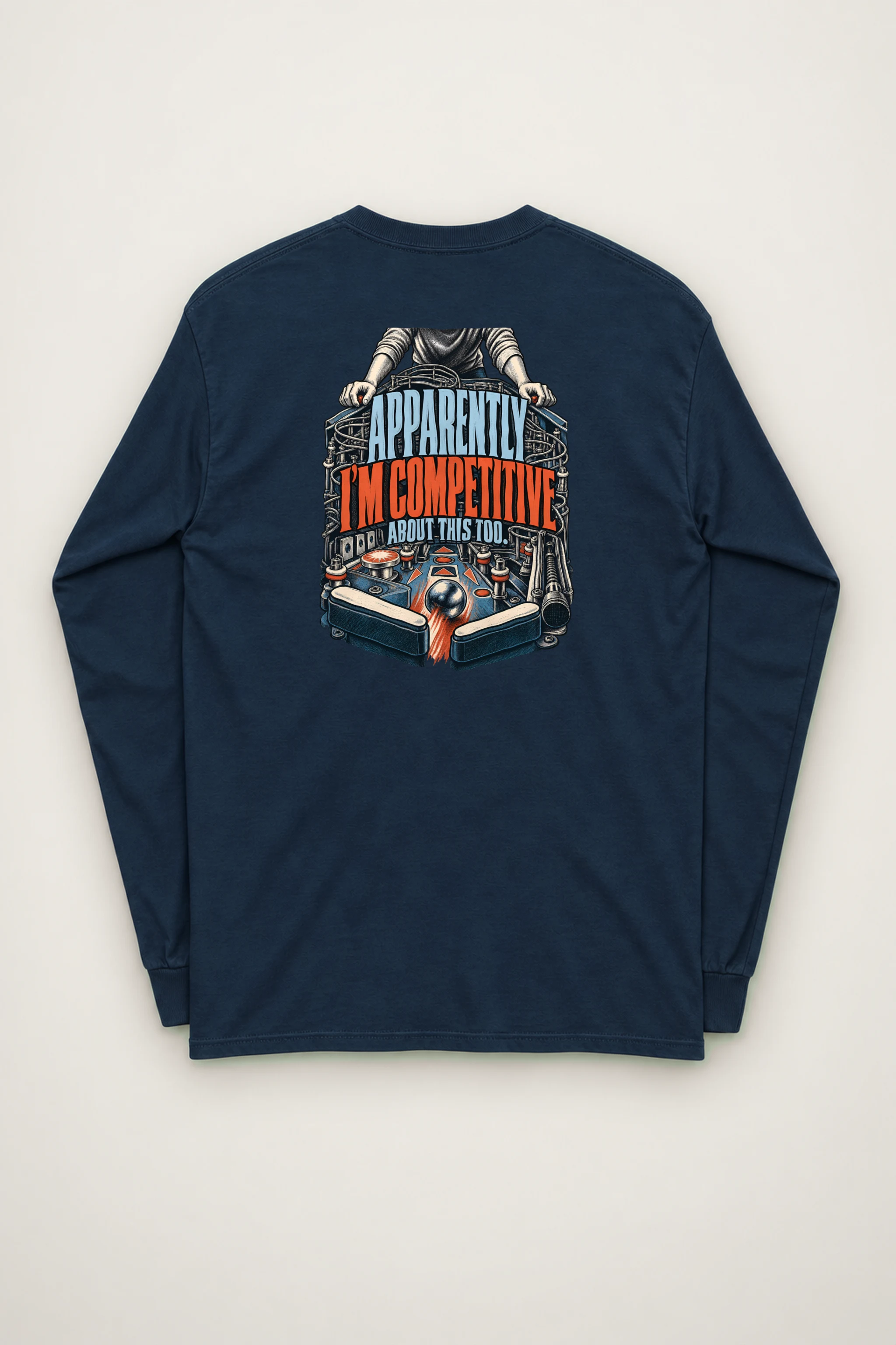 "Apparently I'm Competitive About This Too" Unisex Longsleeve T-shirt