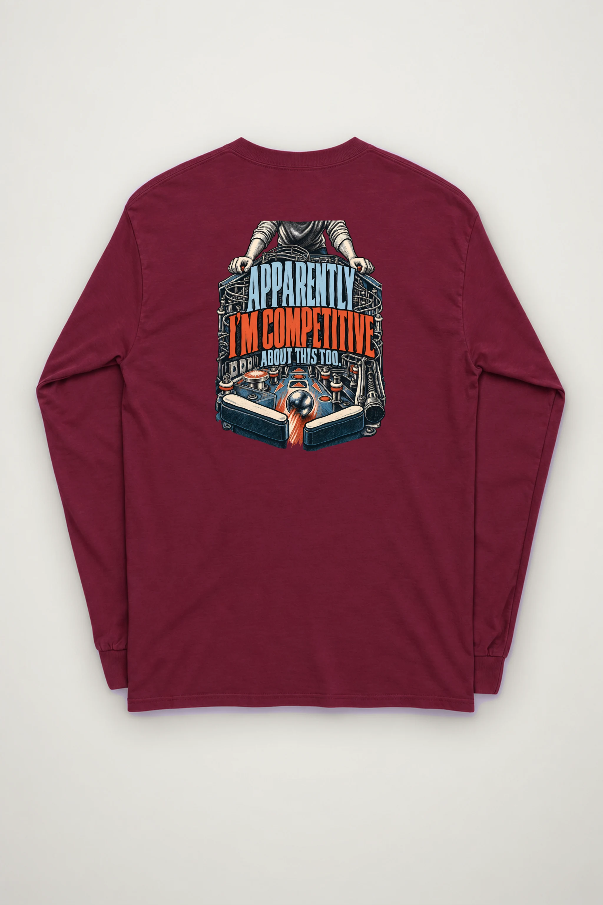 "Apparently I'm Competitive About This Too" Unisex Longsleeve T-shirt