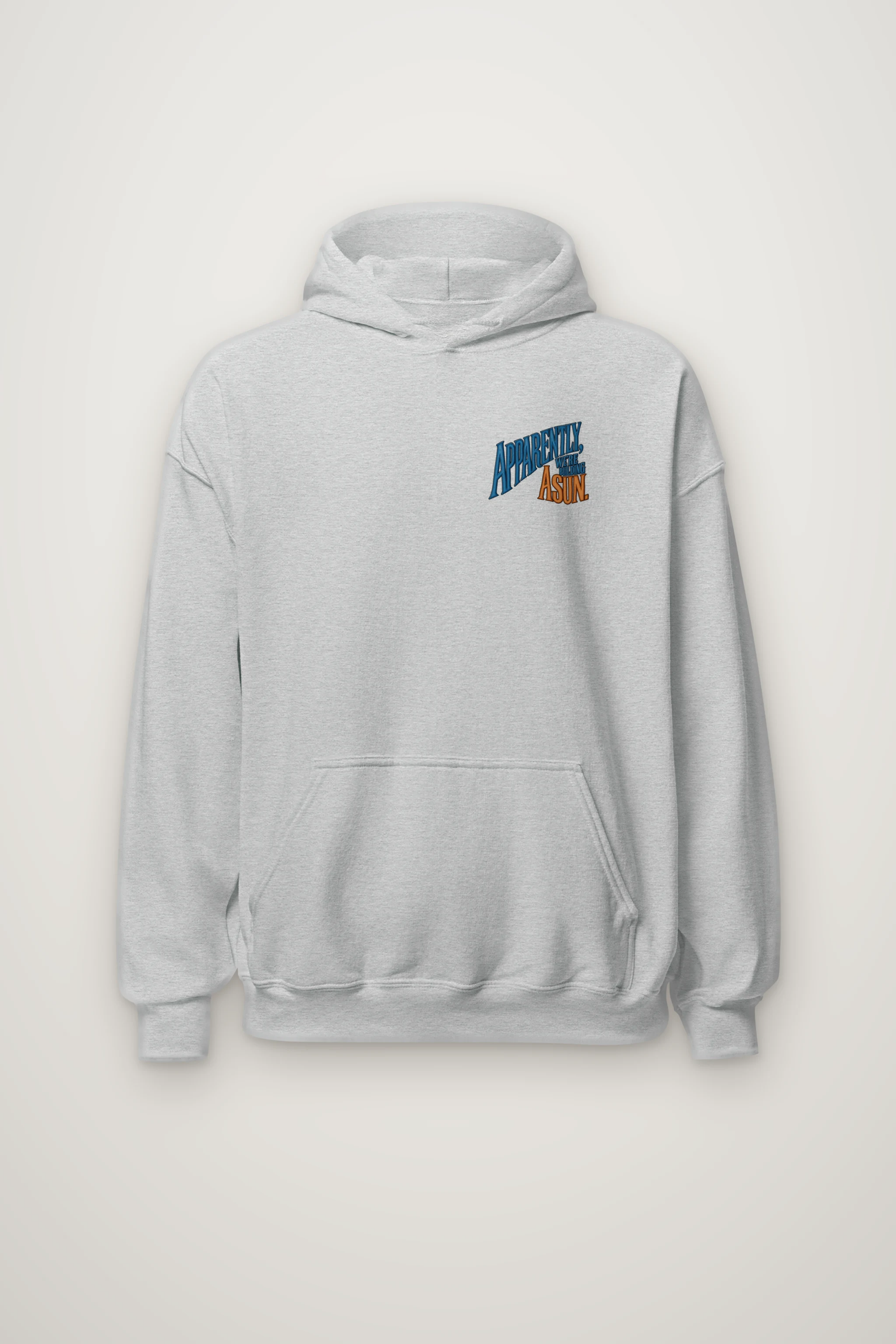 "Apparently, We're Building a Sun" Heavy Blend Unisex Pullover Hoodie