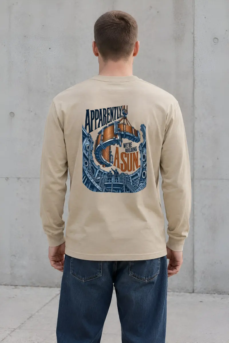 "Apparently, We're Building a Sun" Unisex Longsleeve T-shirt