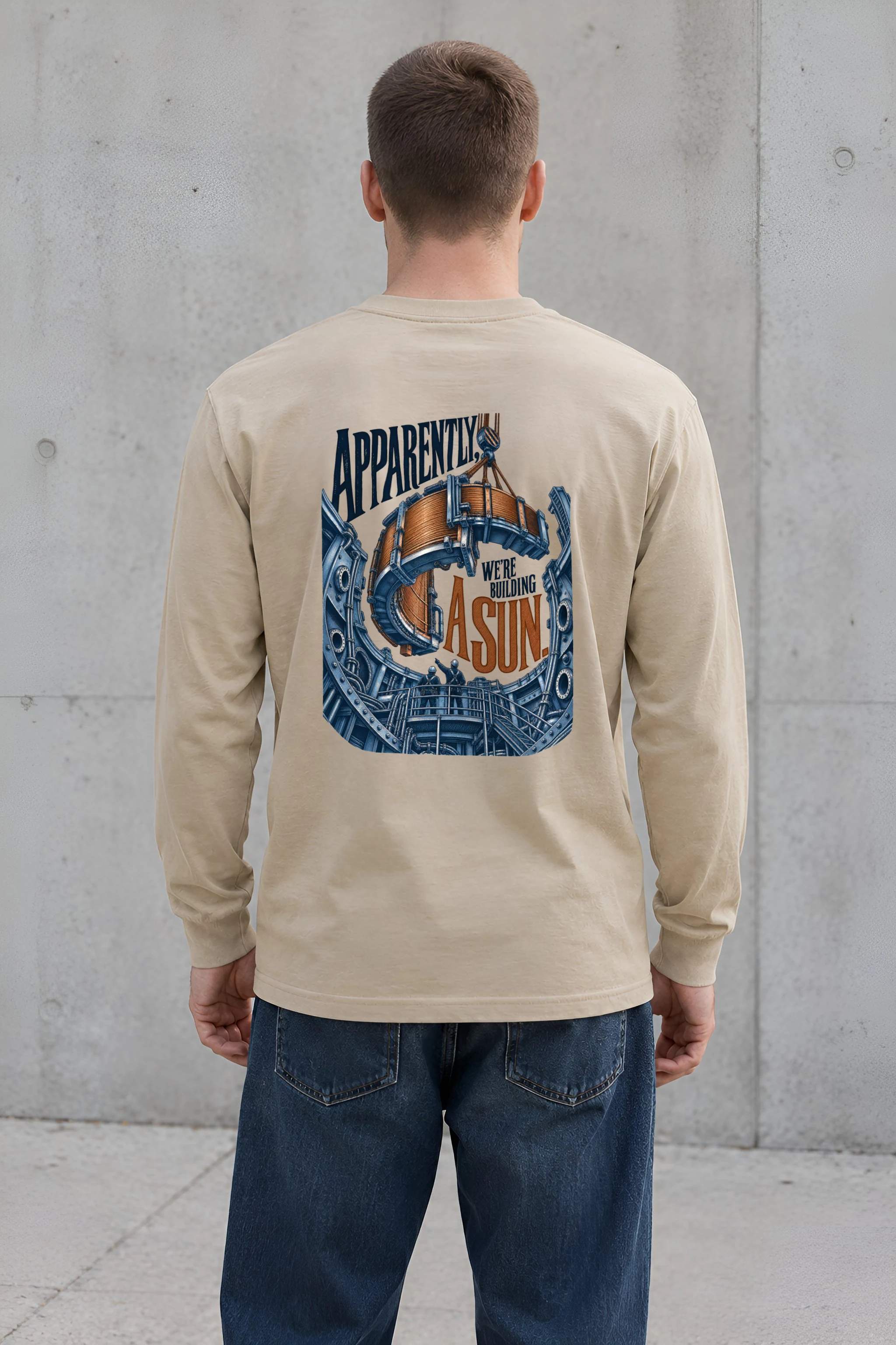 "Apparently, We're Building a Sun" Unisex Longsleeve T-shirt