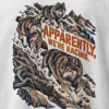"Apparently, We're Racing" Heavyweight Unisex Crewneck T-shirt