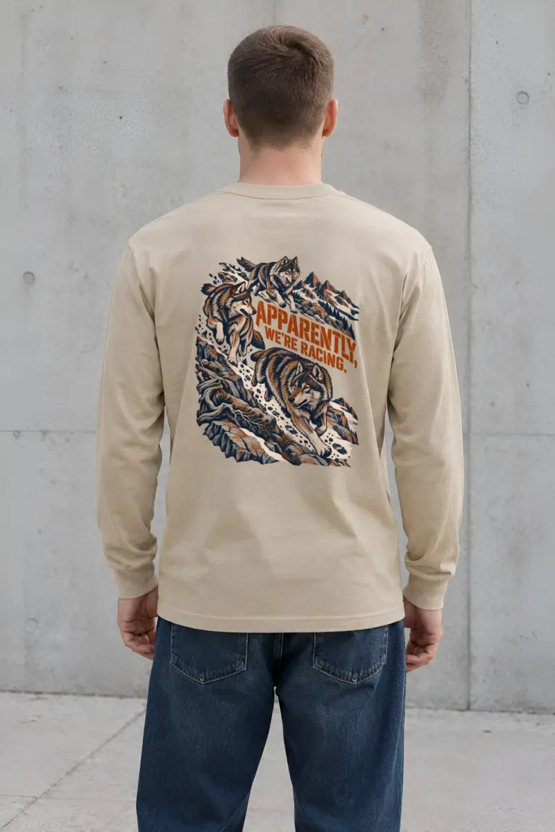 “Apparently, We’re Racing” Unisex Longsleeve T-shirt