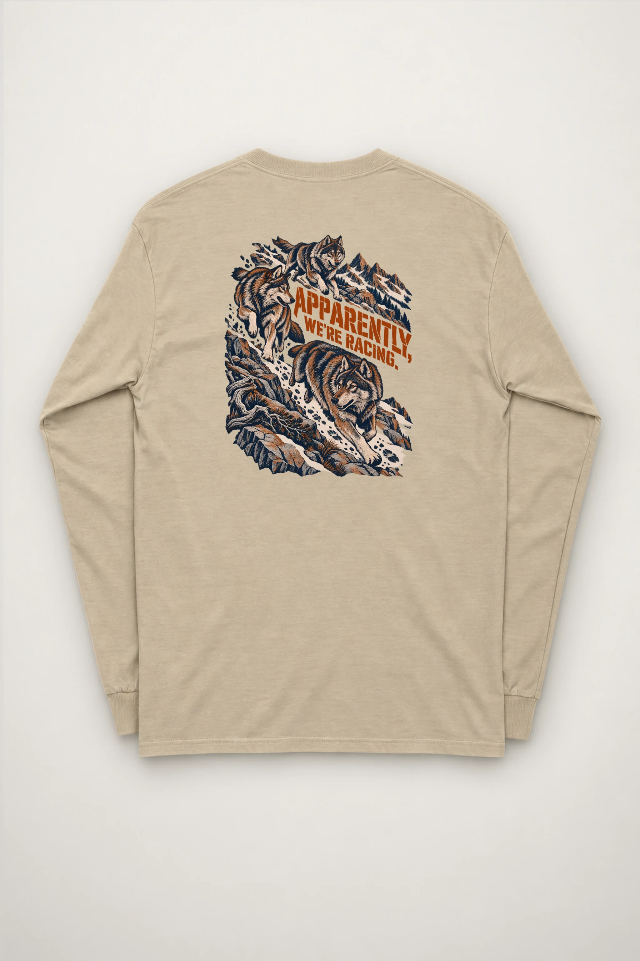 "Apparently, We're Racing" Unisex Longsleeve T-shirt