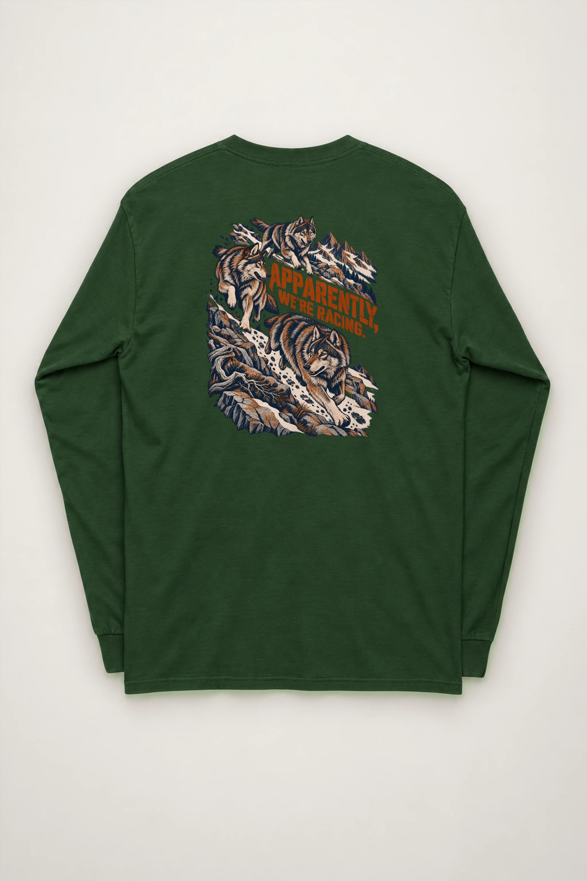 "Apparently, We're Racing" Unisex Longsleeve T-shirt