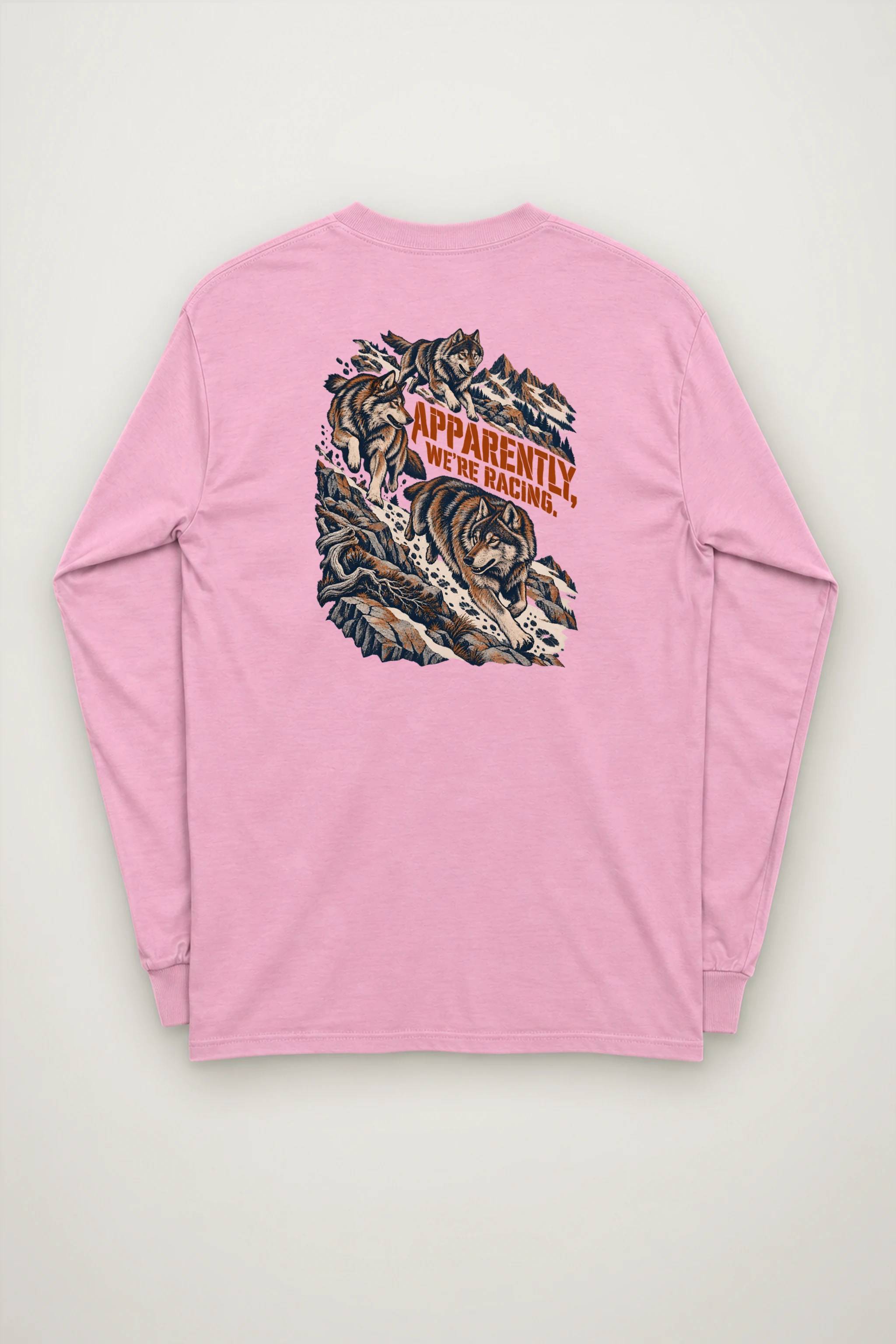 "Apparently, We're Racing" Unisex Longsleeve T-shirt
