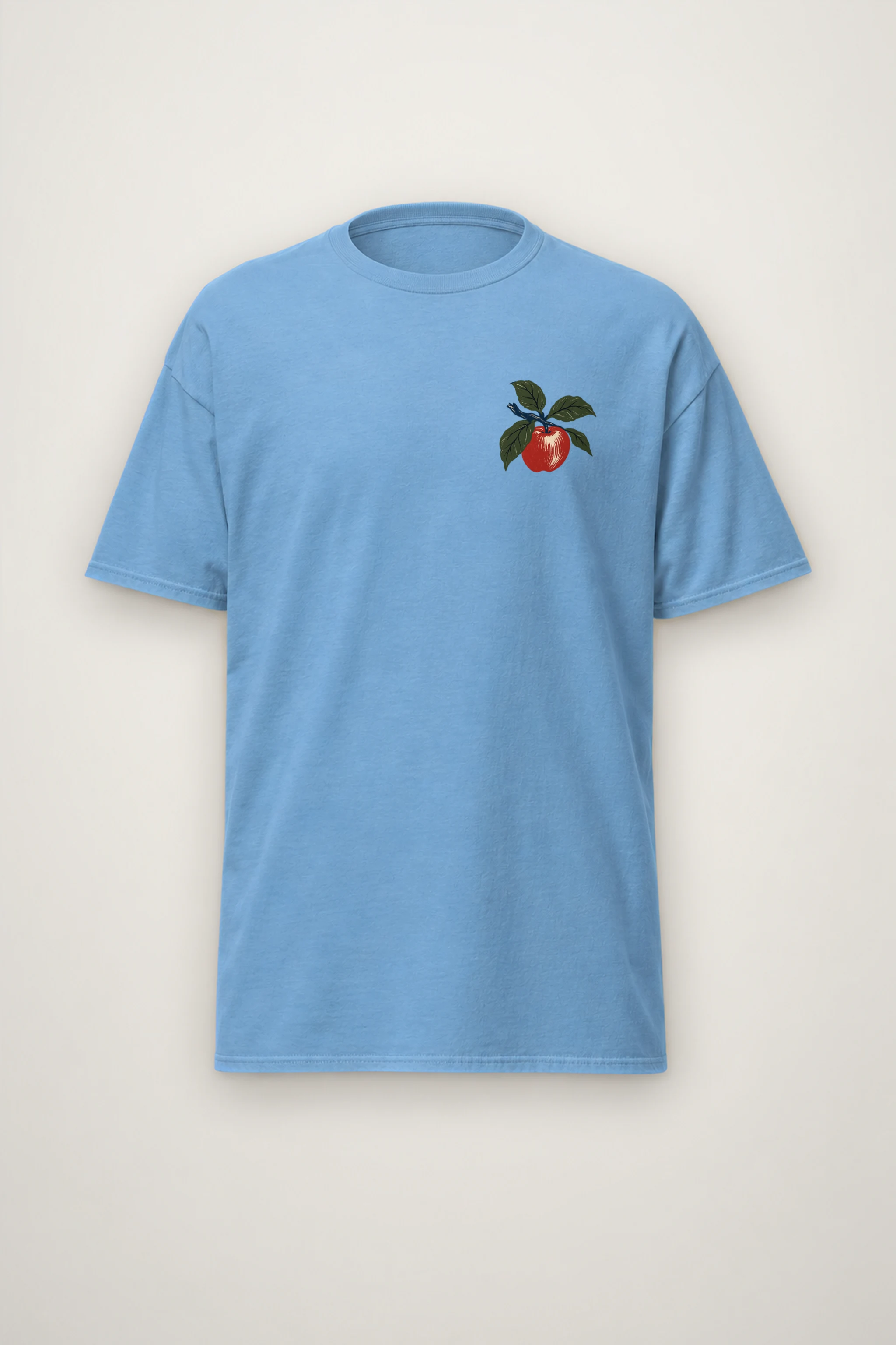 "Apple Tree Woven Basket Tee" Heavyweight Unisex Crewneck T-shirt