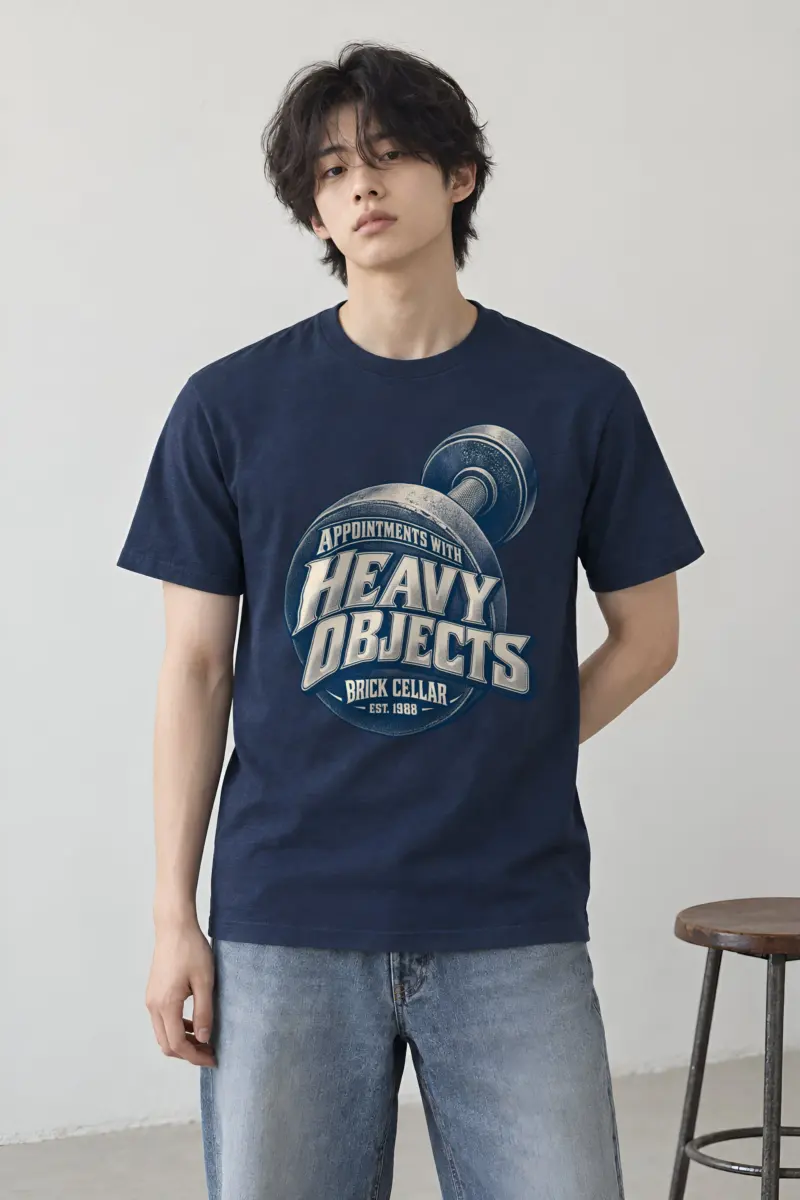 "Appointments With Heavy Objects" Heavyweight Unisex Crewneck T-shirt