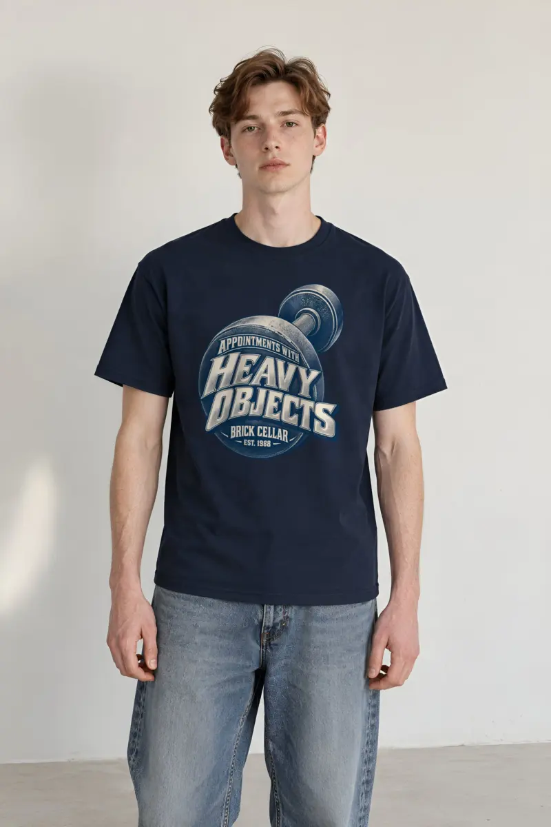 "Appointments With Heavy Objects" Heavyweight Unisex Crewneck T-shirt